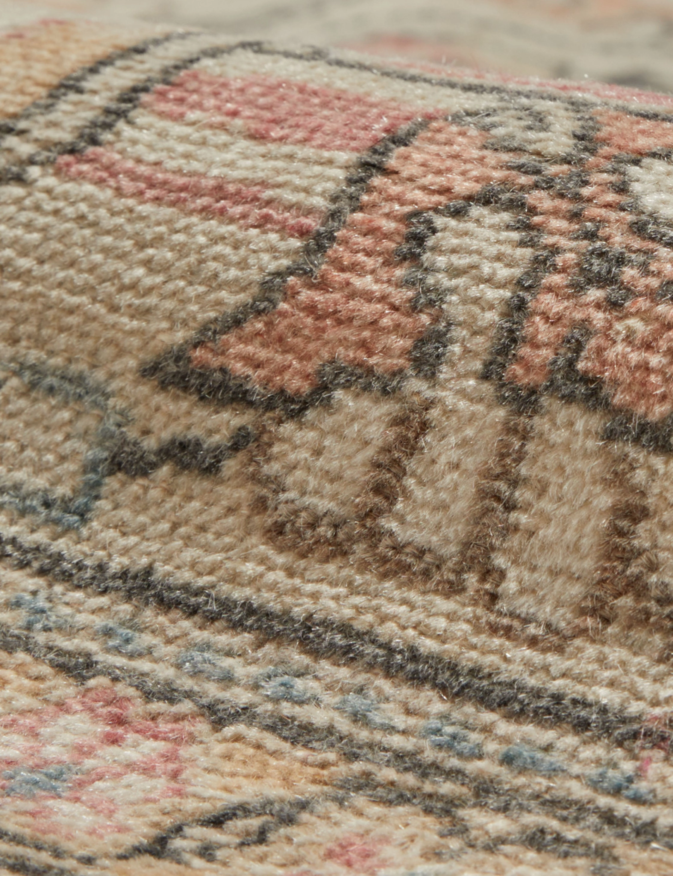 Vintage Turkish Hand-Knotted Wool Rug No. 322, 6'4" x 10'4"