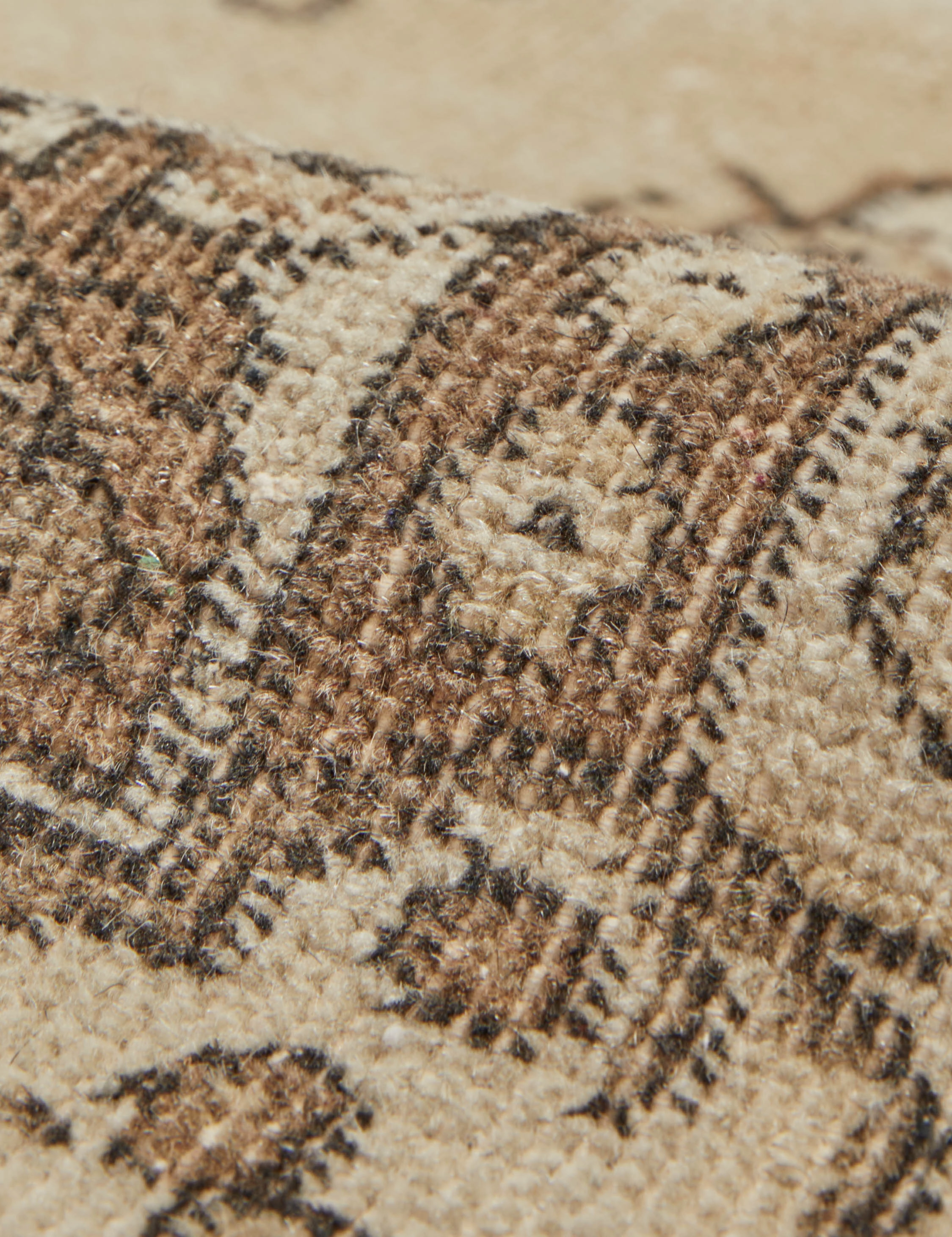 Vintage Turkish Hand-Knotted Wool Rug No. 334, 3'8" x 6'11"
