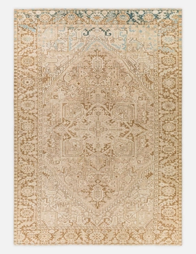 Vintage Turkish Hand-Knotted Wool Rug No. 348, 8' 4" x 11' 7" trendy fashion rug