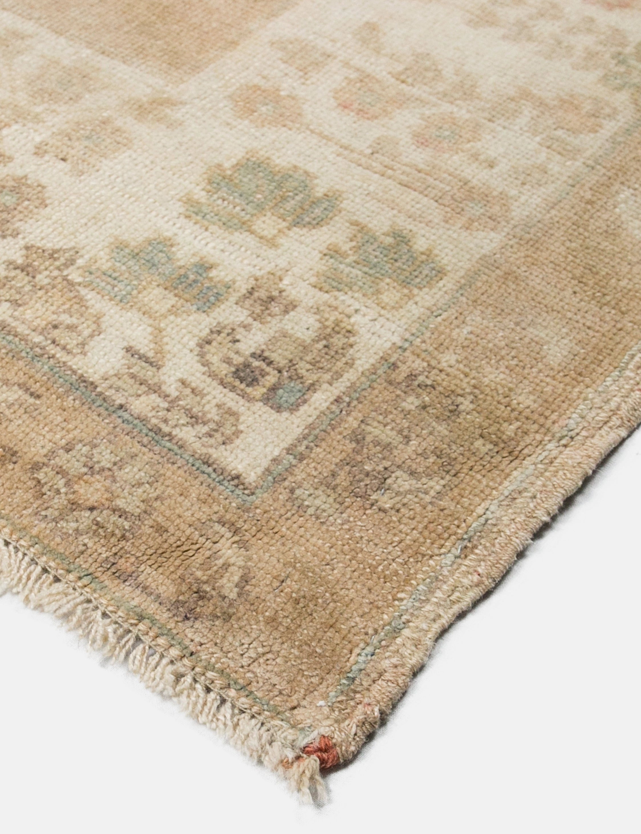 Vintage Turkish Hand-Knotted Wool Rug No. 371, 5'1" x 7'5"