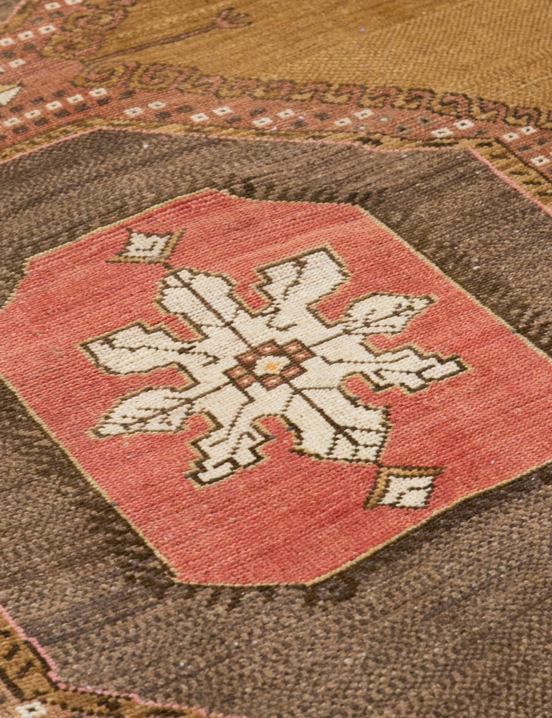 Vintage Turkish Hand-Knotted Wool Rug No. 374, 5'6" x 12'2"