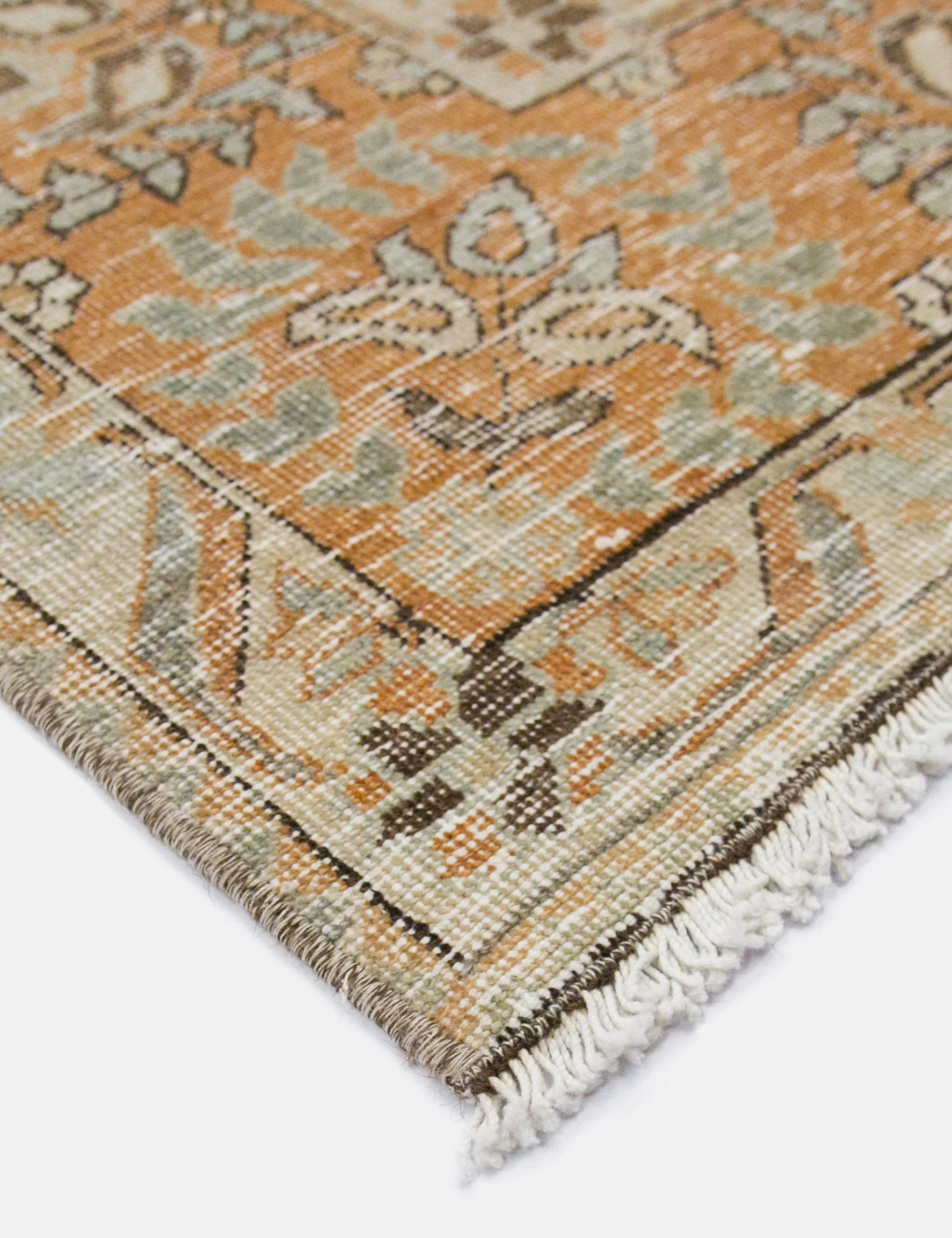 Vintage Turkish Hand-Knotted Wool Rug No. 377, 6'11" x 10'5"