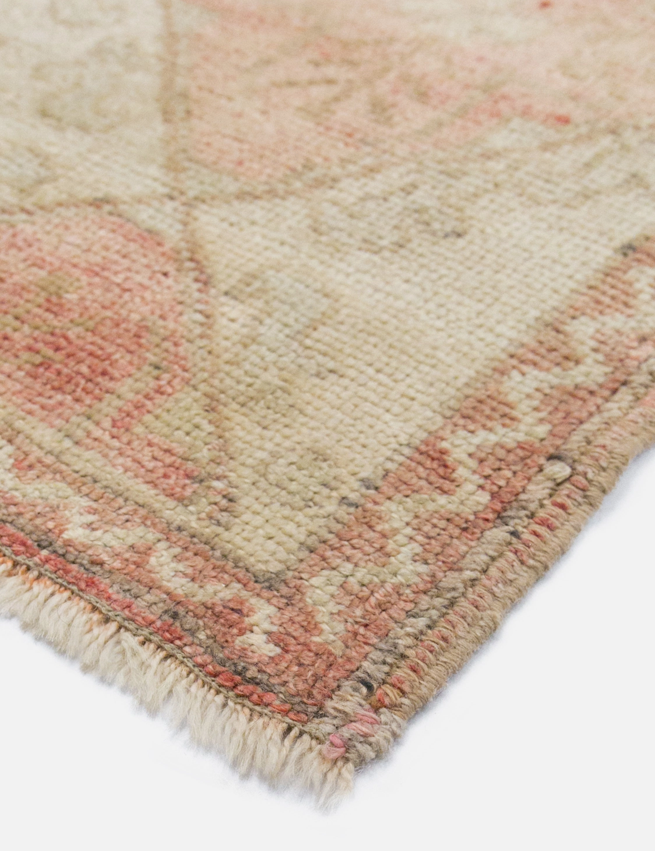 Vintage Turkish Hand-Knotted Wool Rug No. 380, 6'4" x 11'11"