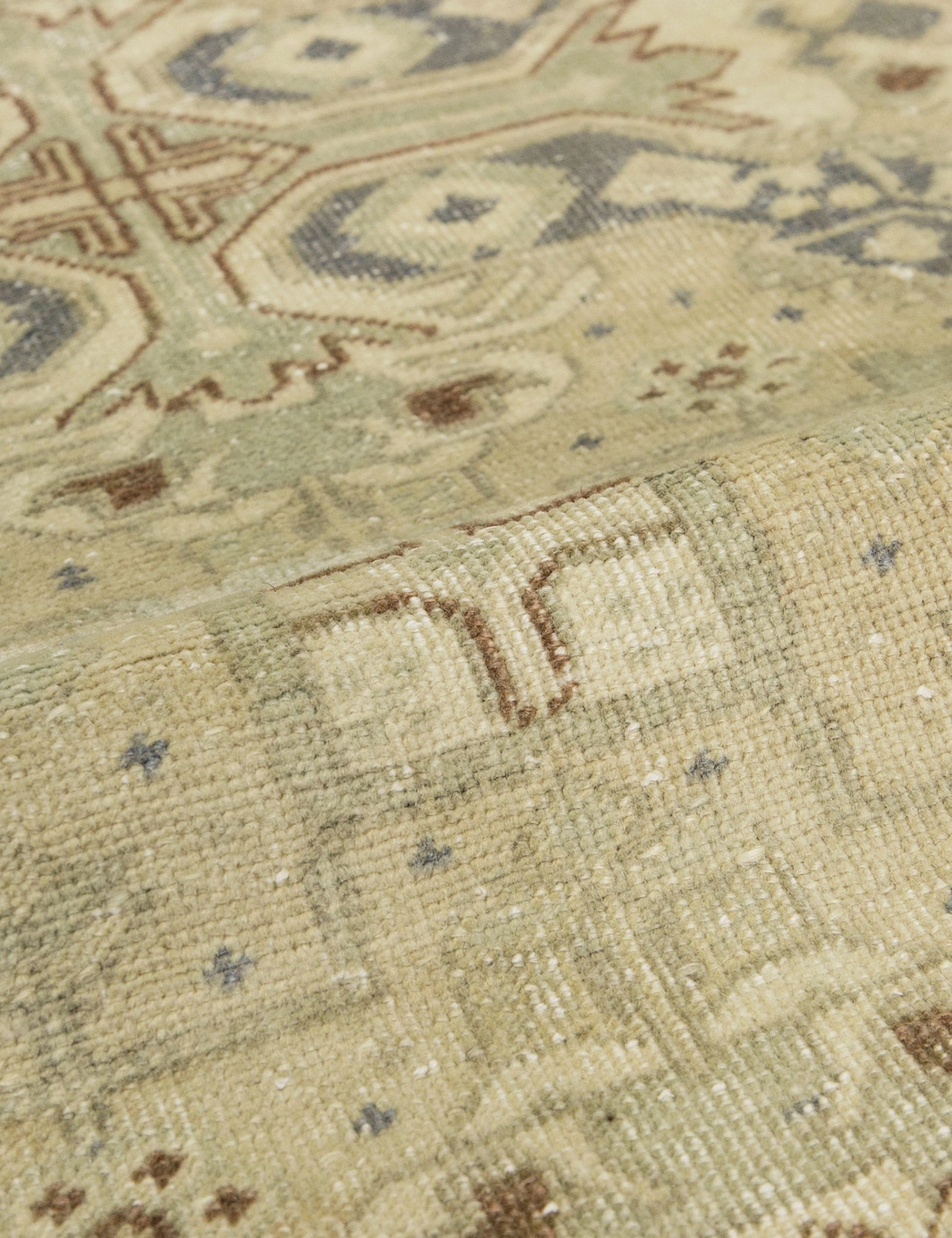 Vintage Turkish Hand-Knotted Wool Rug No. 382, 6'5" x 9'5"