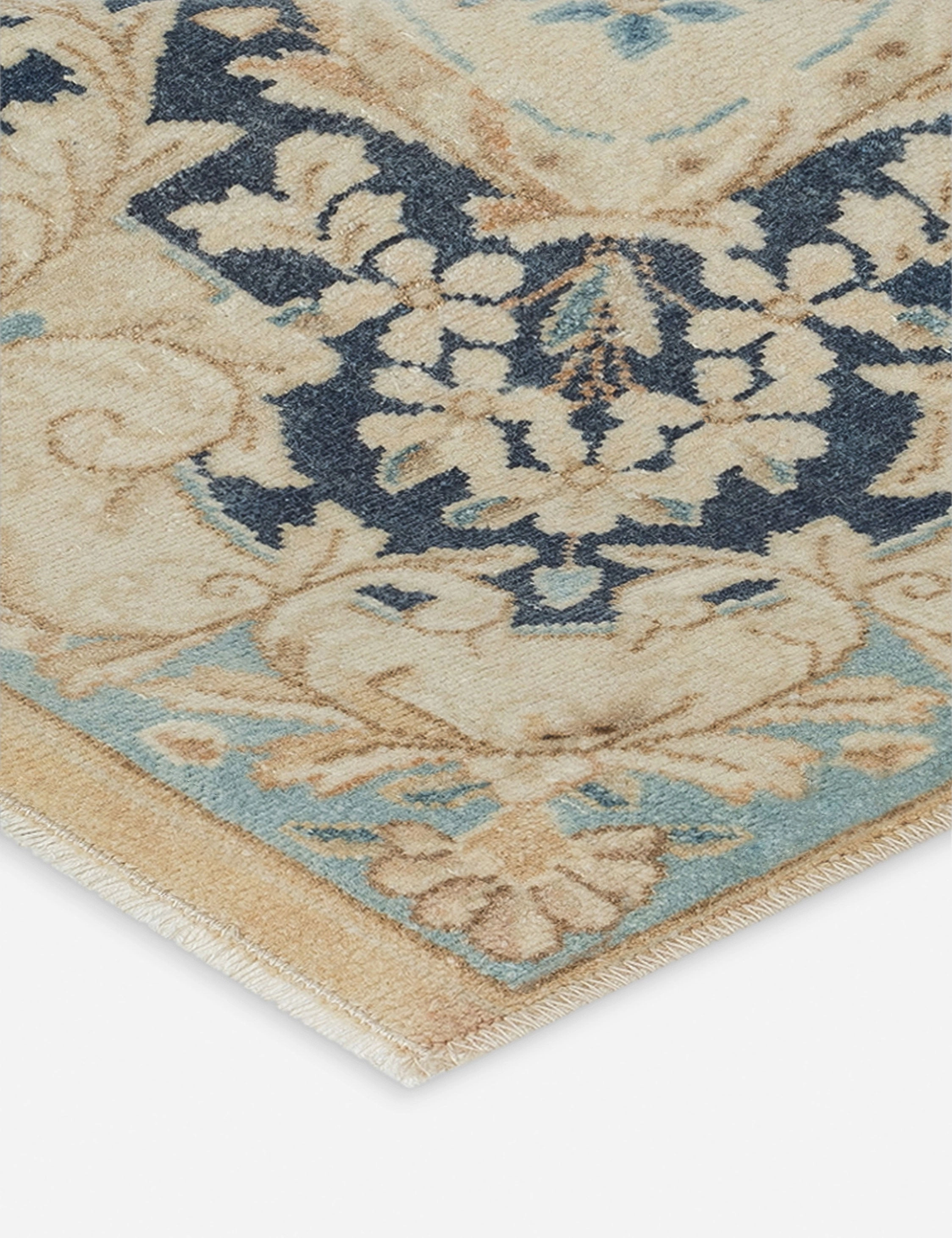 Vintage Turkish Hand-Knotted Wool Rug No. 397, 9'8" x 16'