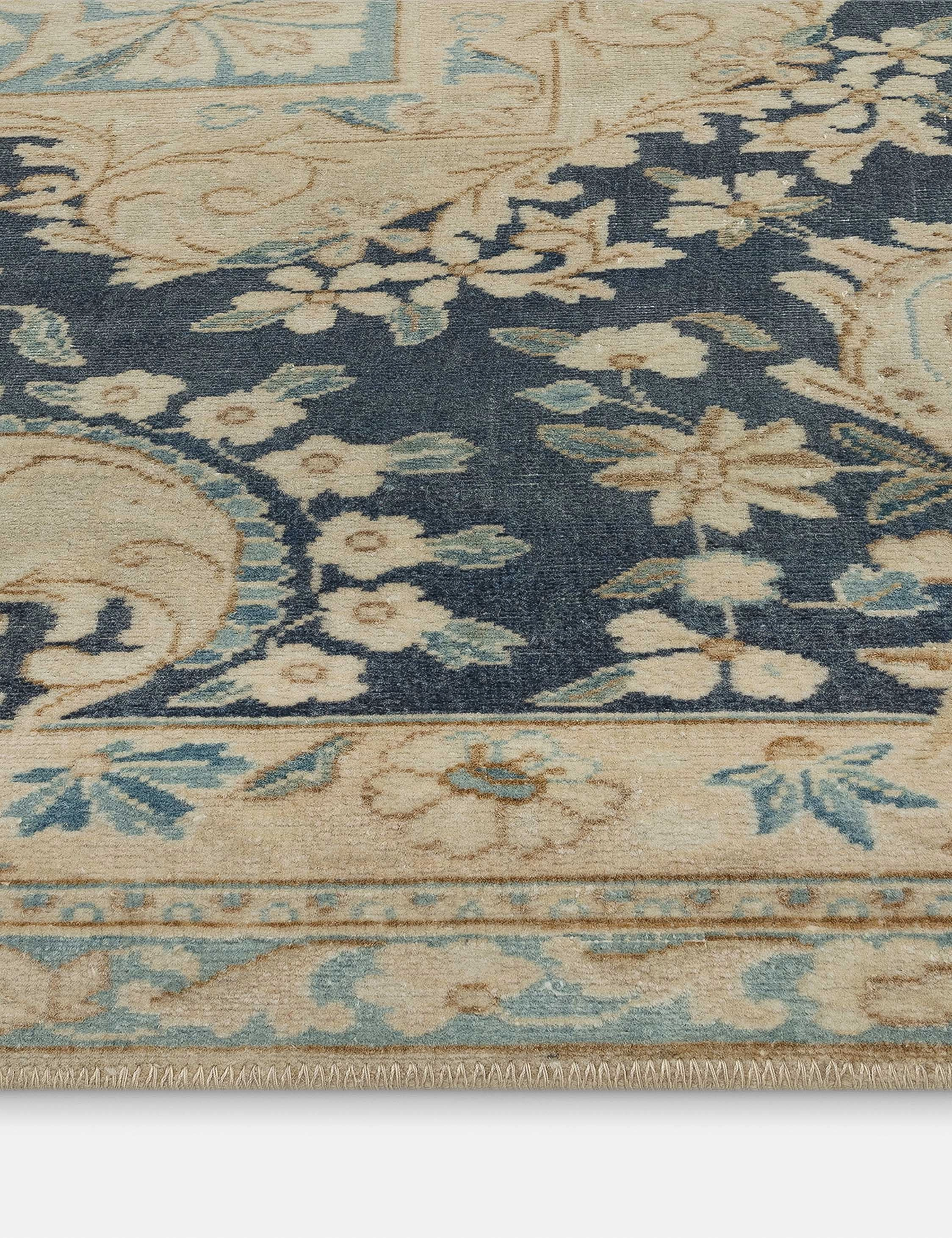 Vintage Turkish Hand-Knotted Wool Rug No. 397, 9'8" x 16'