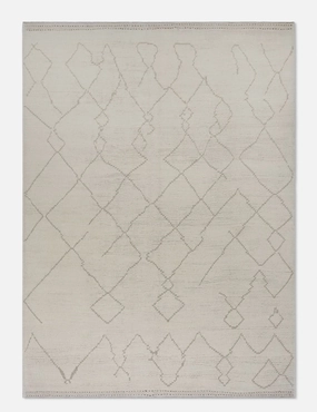 Vintage Turkish Hand-Knotted Wool Rug No. 399, 8'1" x 10'8" trendy fashion rug