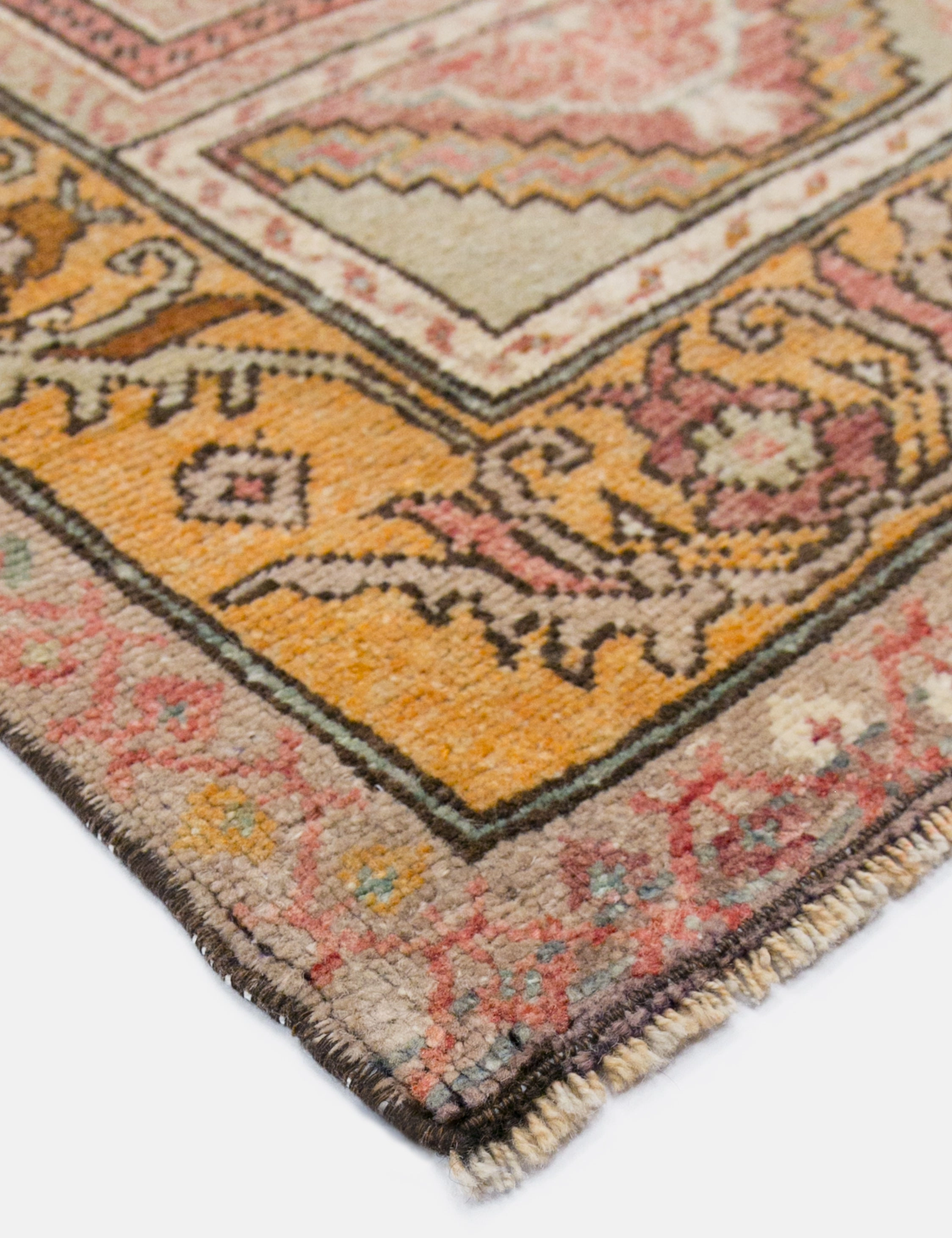 Vintage Turkish Hand-Knotted Wool Rug No. 406, 5'3" x 10'