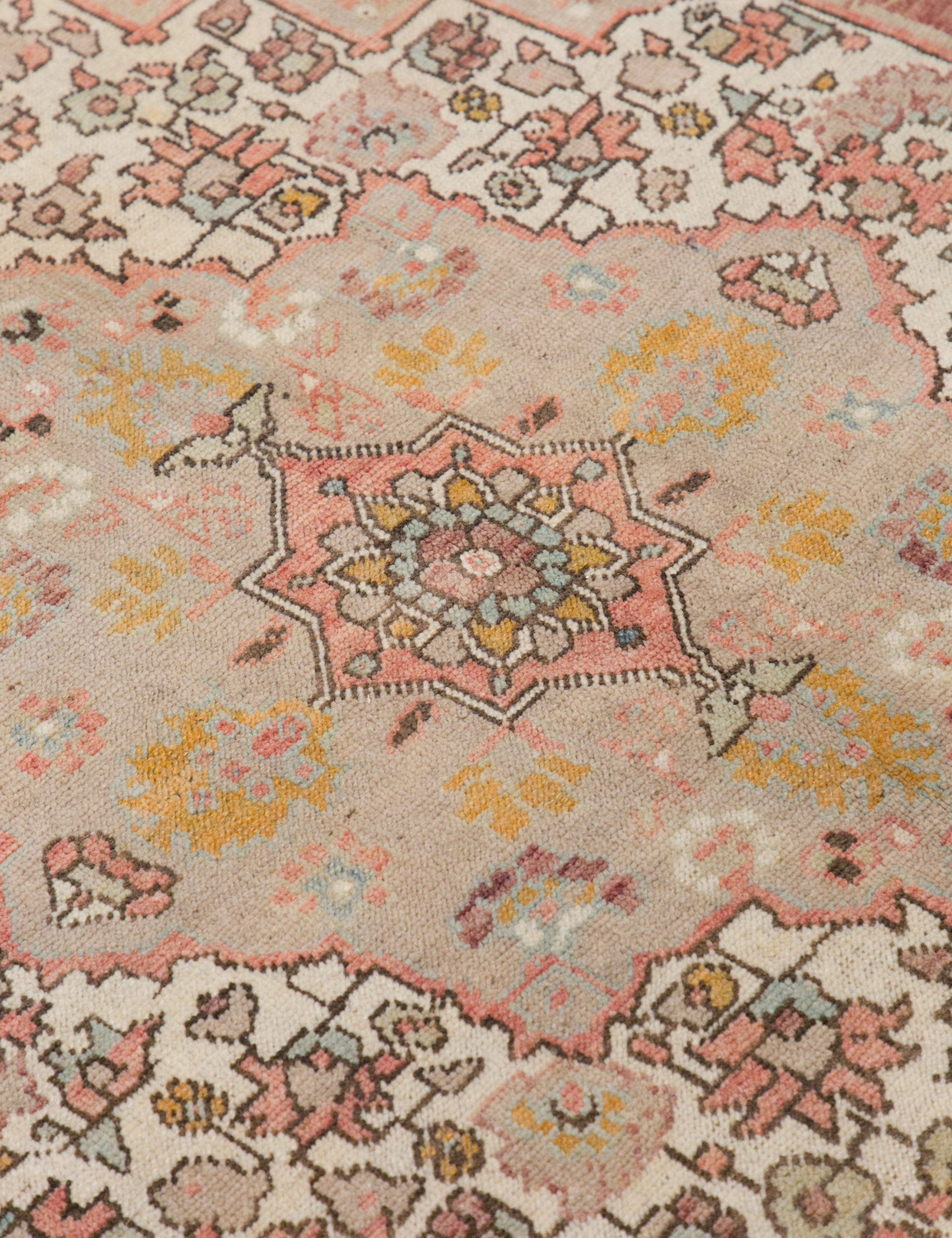 Vintage Turkish Hand-Knotted Wool Rug No. 406, 5'3" x 10'