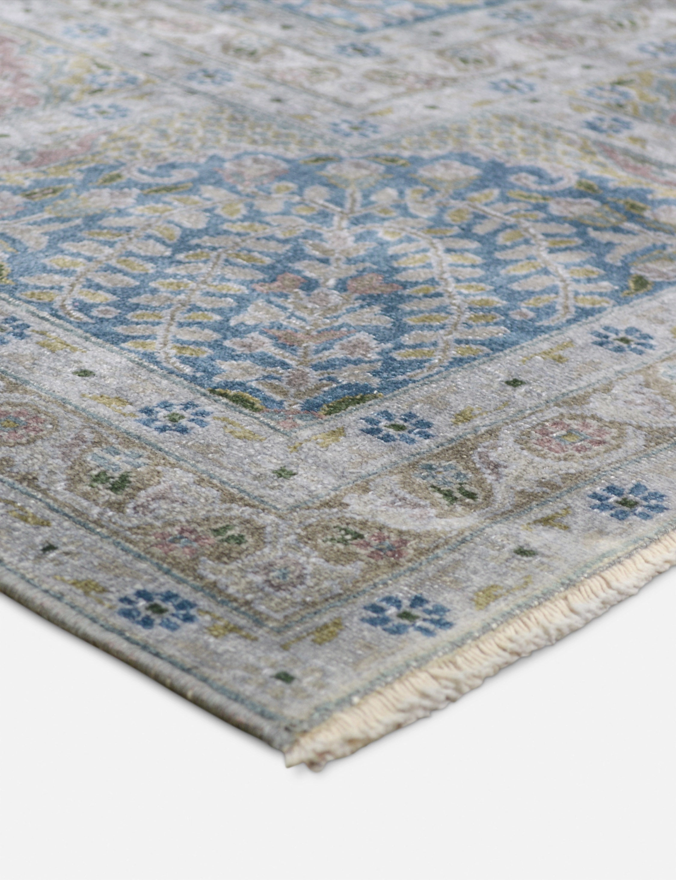 Vintage Turkish Hand-Knotted Wool Rug No. 411, 7'10" x 11'