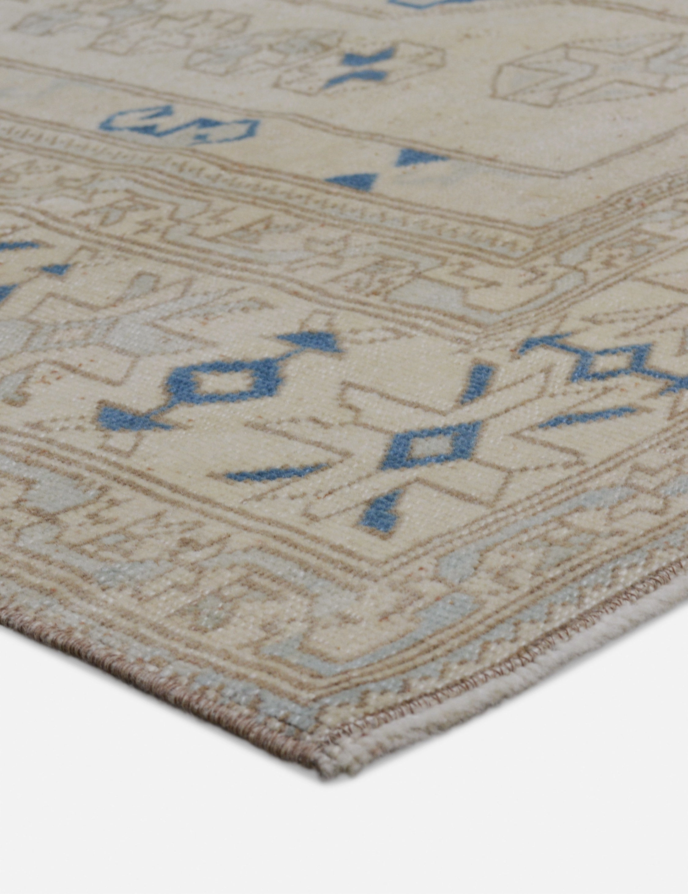 Vintage Turkish Hand-Knotted Wool Rug No. 413, 7'9" x 9'3