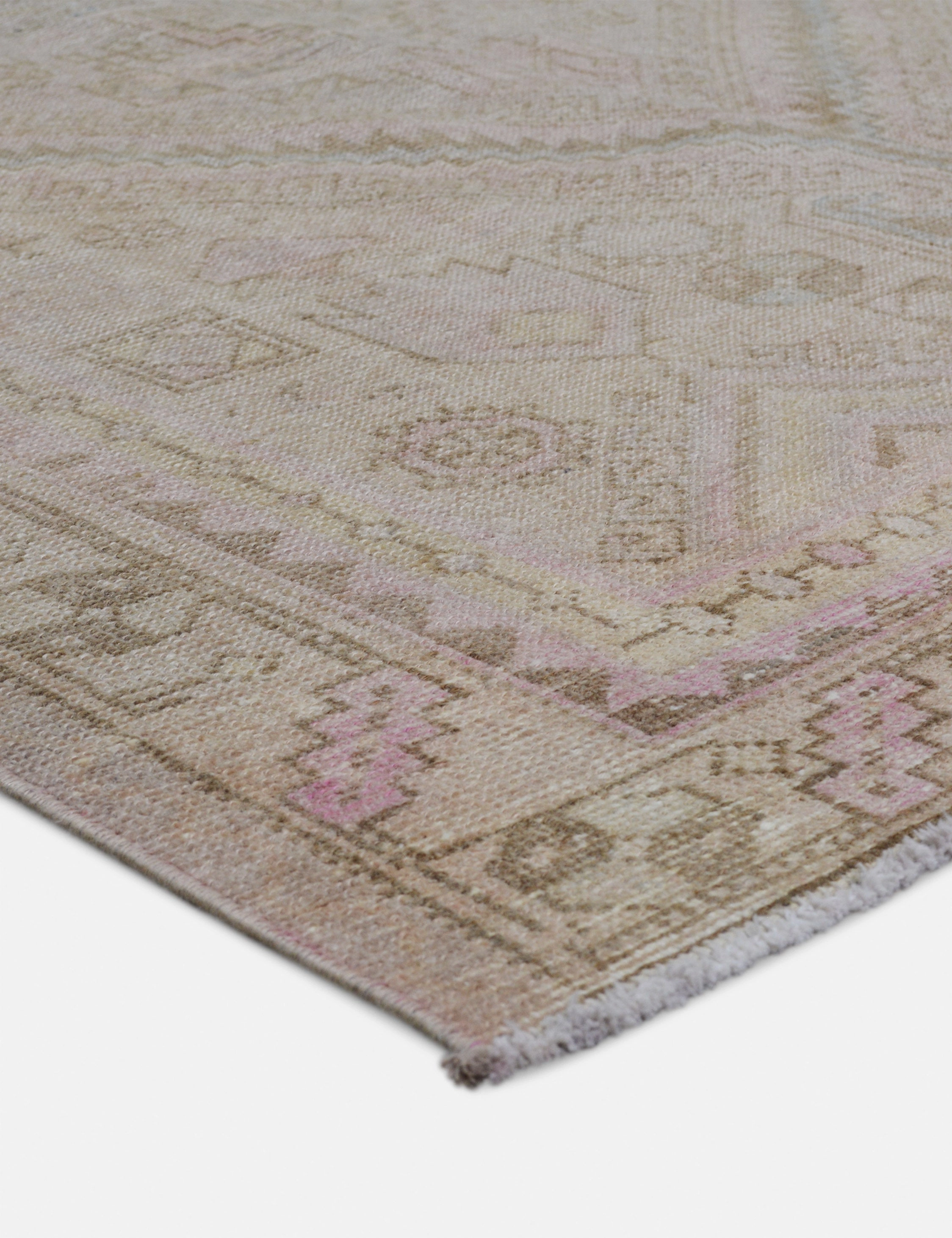 Vintage Turkish Hand-Knotted Wool Rug No. 426, 4'7" x 7'1"