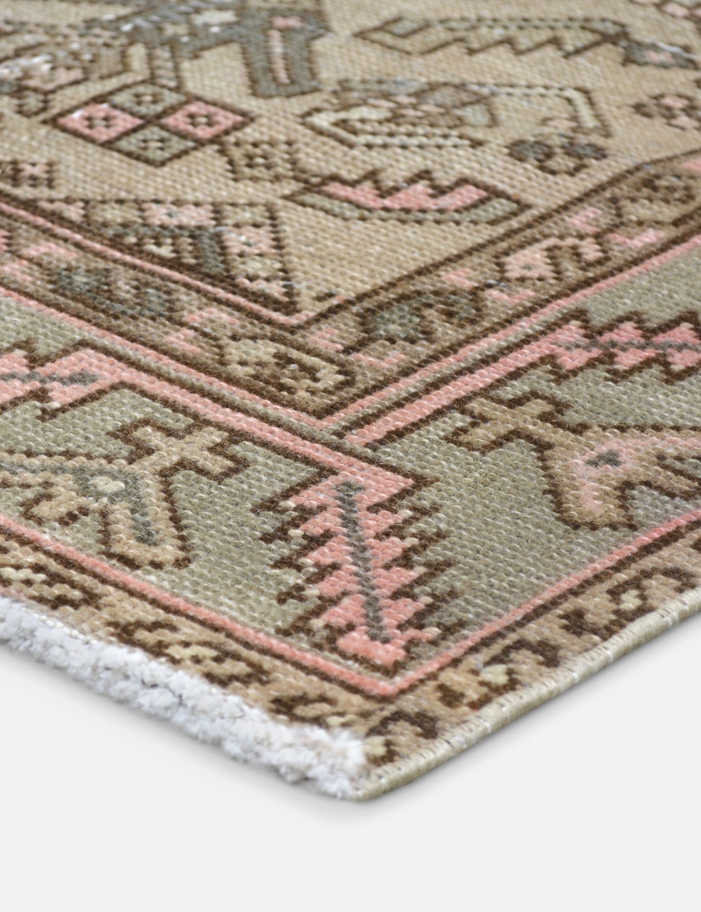 Vintage Turkish Hand-Knotted Wool Rug No. 430, 4'1" x 6'9"