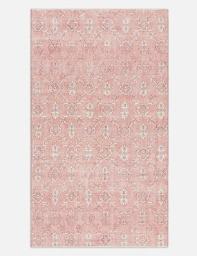 Vintage Turkish Hand-Knotted Wool Rug No. 431, 3'10" x 6'9" trendy fashion rug