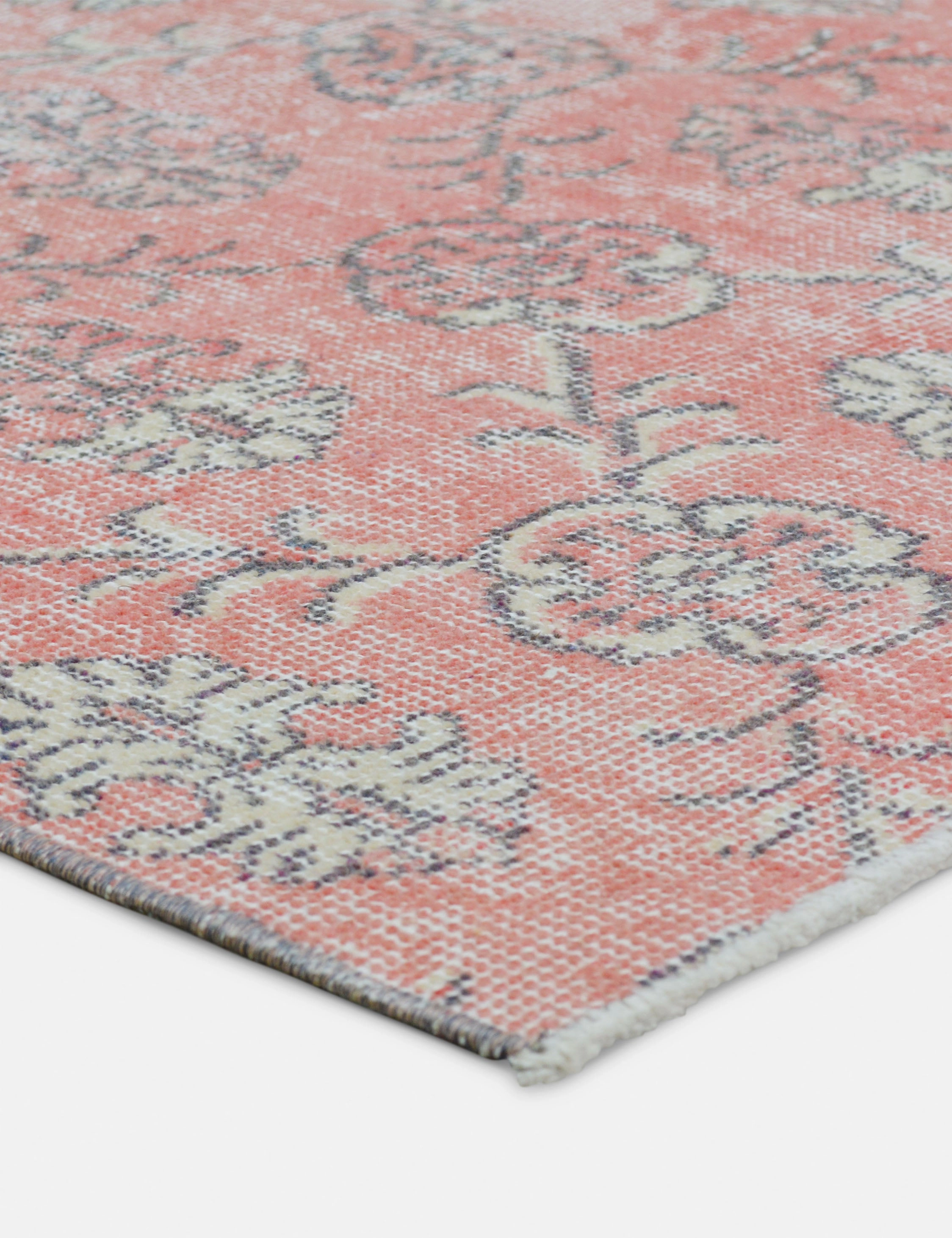 Vintage Turkish Hand-Knotted Wool Rug No. 431, 3'10" x 6'9"