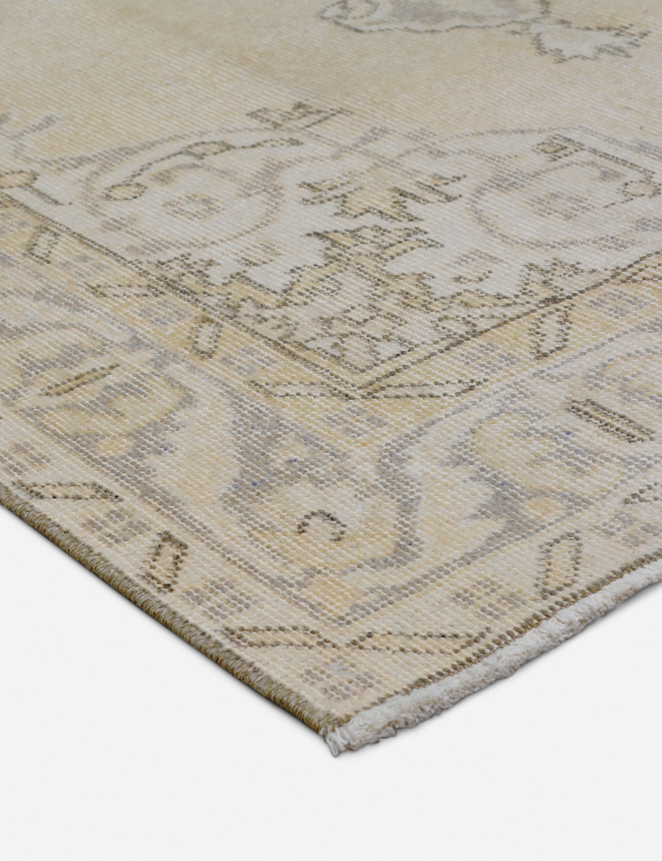 Vintage Turkish Hand-Knotted Wool Rug No. 432, 3'10" x 6'10"