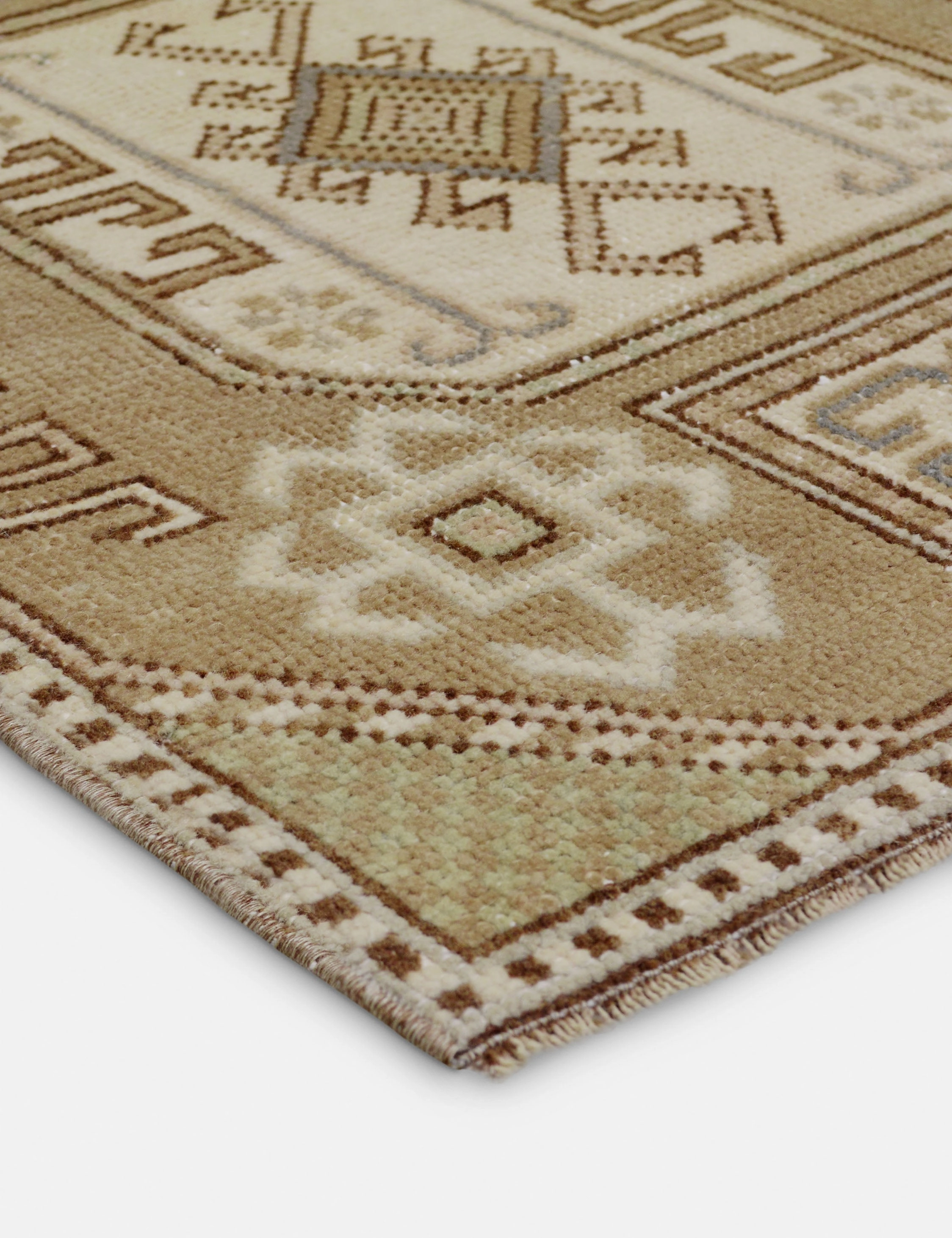 Vintage Turkish Hand-Knotted Wool Rug No. 434, 4' x 7'