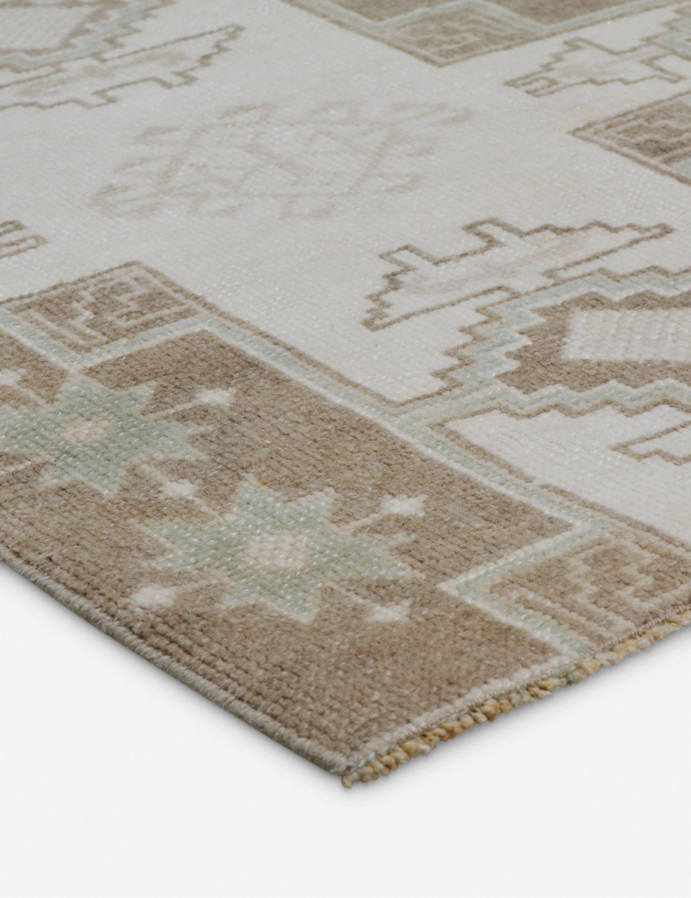 Vintage Turkish Hand-Knotted Wool Rug No. 436, 4' x 5'10"