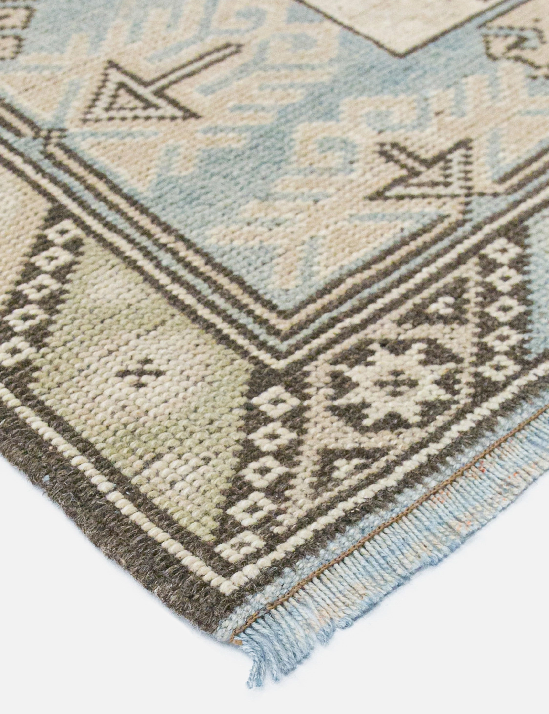 Vintage Turkish Hand-Knotted Wool Rug No. 439, 6'4" x 9'1"