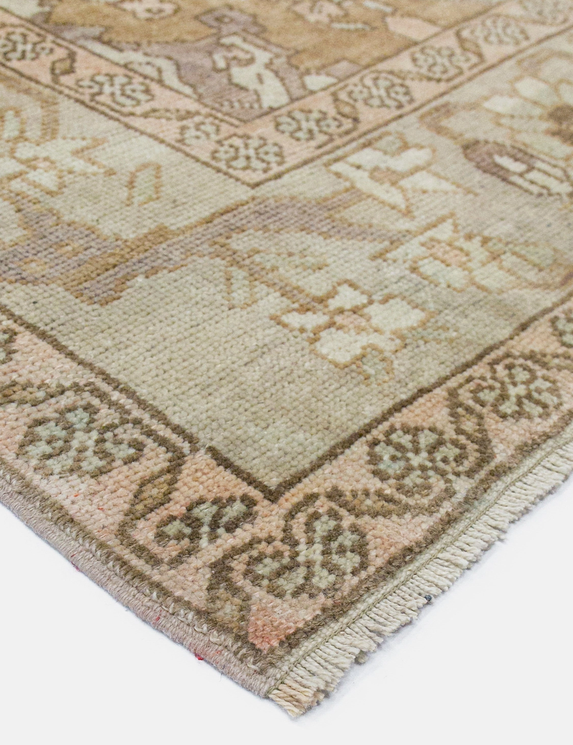 Vintage Turkish Hand-Knotted Wool Rug No. 441, 5'12" x 10'4"