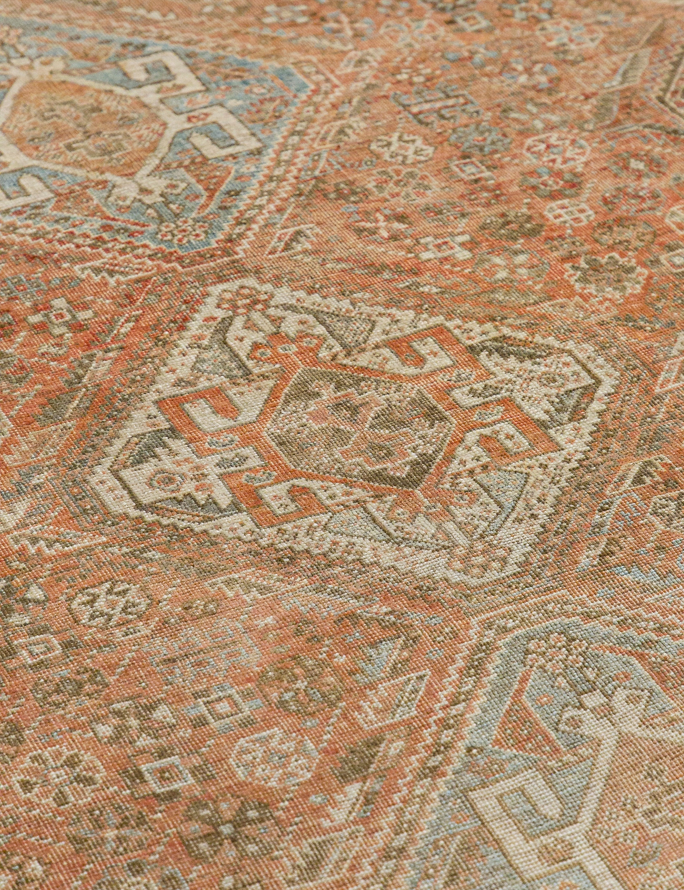Vintage Turkish Hand-Knotted Wool Rug No. 443, 6'4" x 9'6"