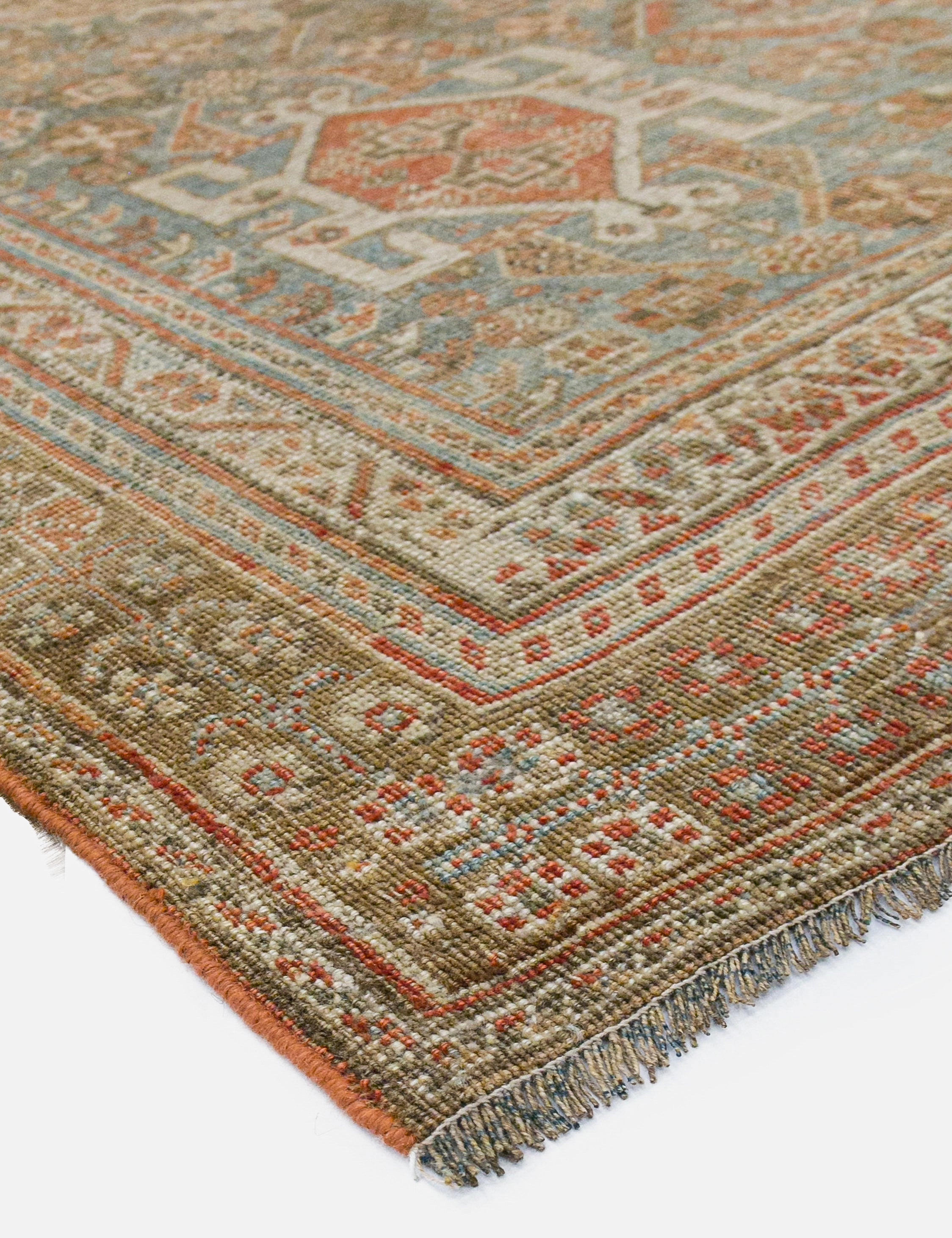 Vintage Turkish Hand-Knotted Wool Rug No. 443, 6'4" x 9'6"