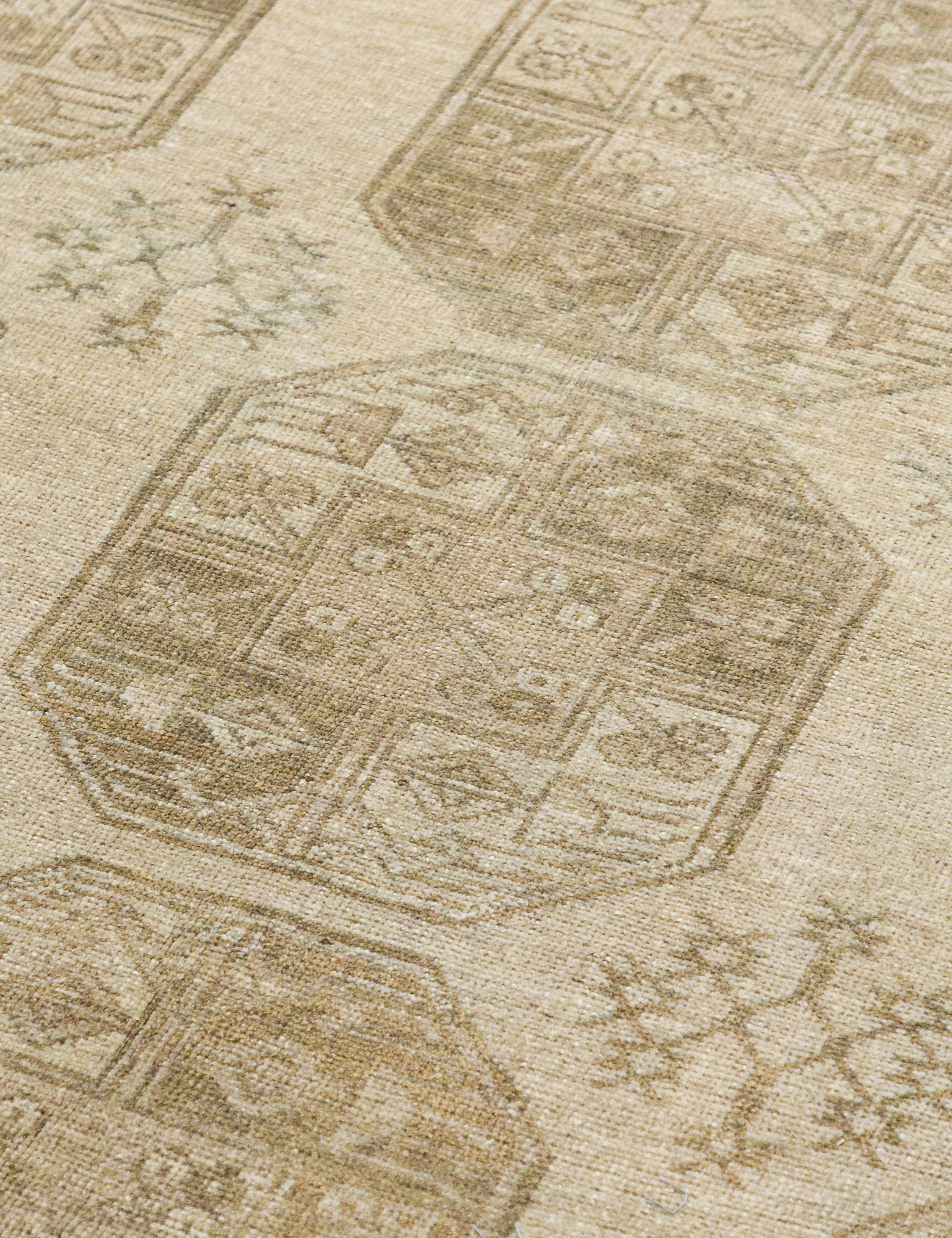 Vintage Turkish Hand-Knotted Wool Rug No. 444, 7'5" x 9'10"