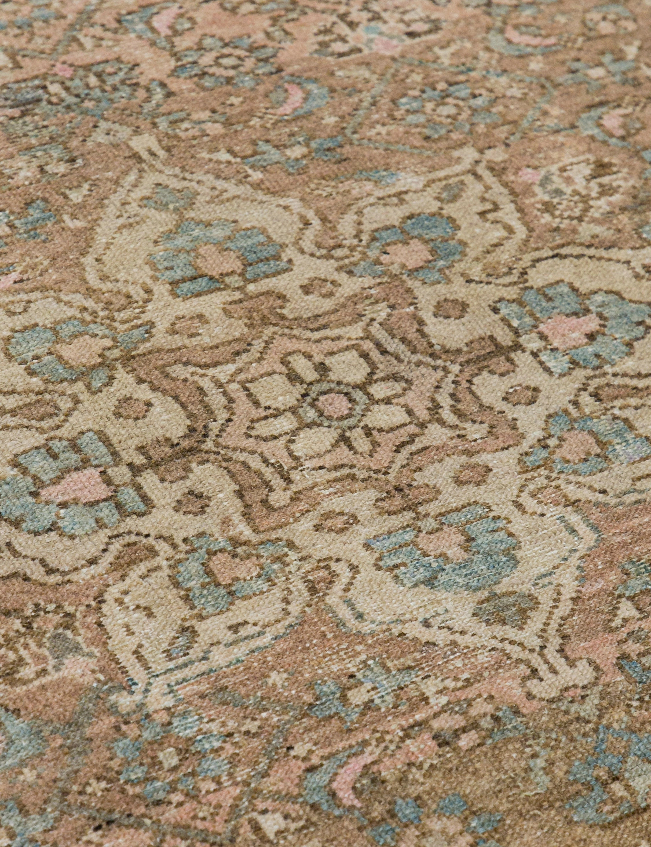 Vintage Turkish Hand-Knotted Wool Rug No. 445, 3'8" x 6'4"