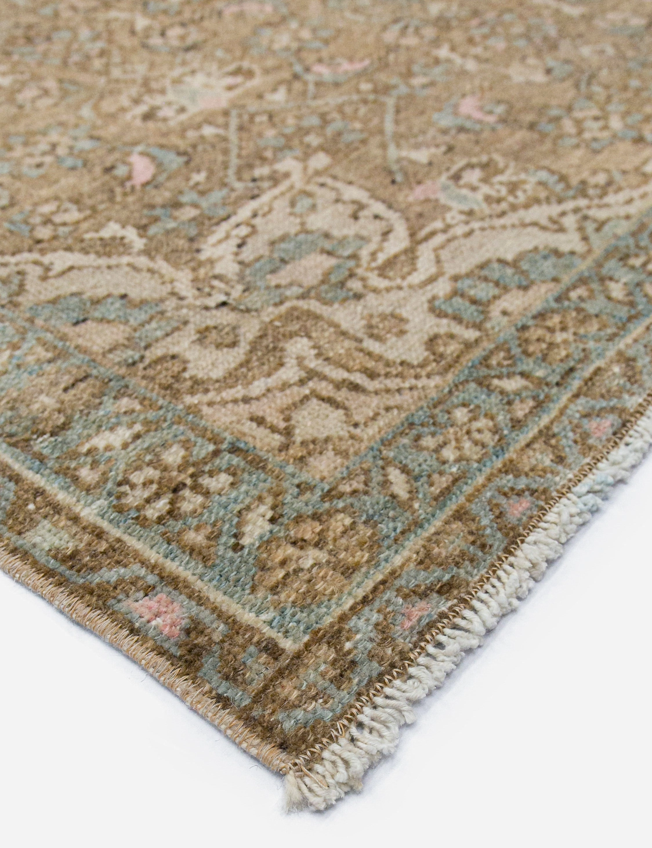 Vintage Turkish Hand-Knotted Wool Rug No. 445, 3'8" x 6'4"
