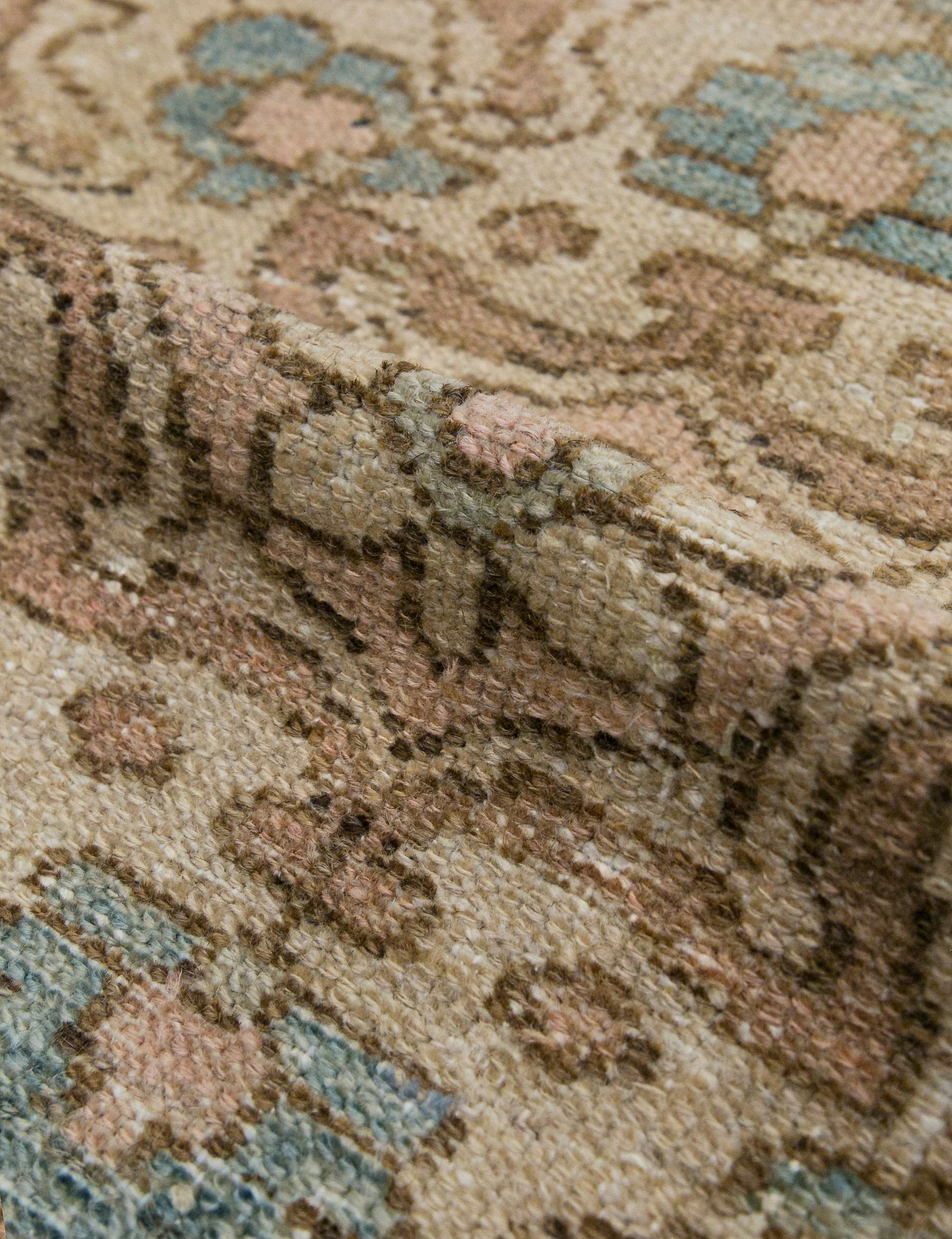 Vintage Turkish Hand-Knotted Wool Rug No. 445, 3'8" x 6'4"
