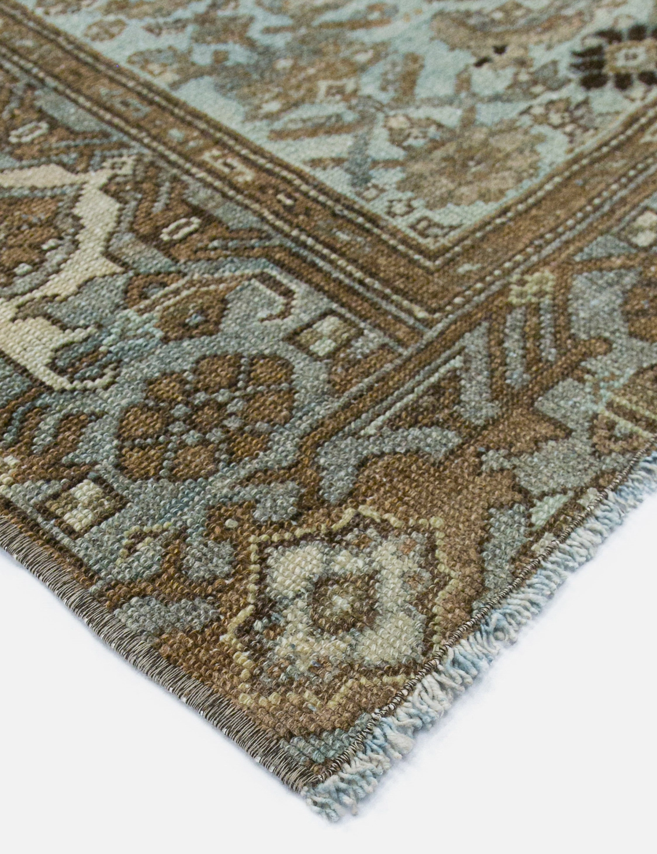 Vintage Turkish Hand-Knotted Wool Rug No. 447, 3'11" x 6'3"