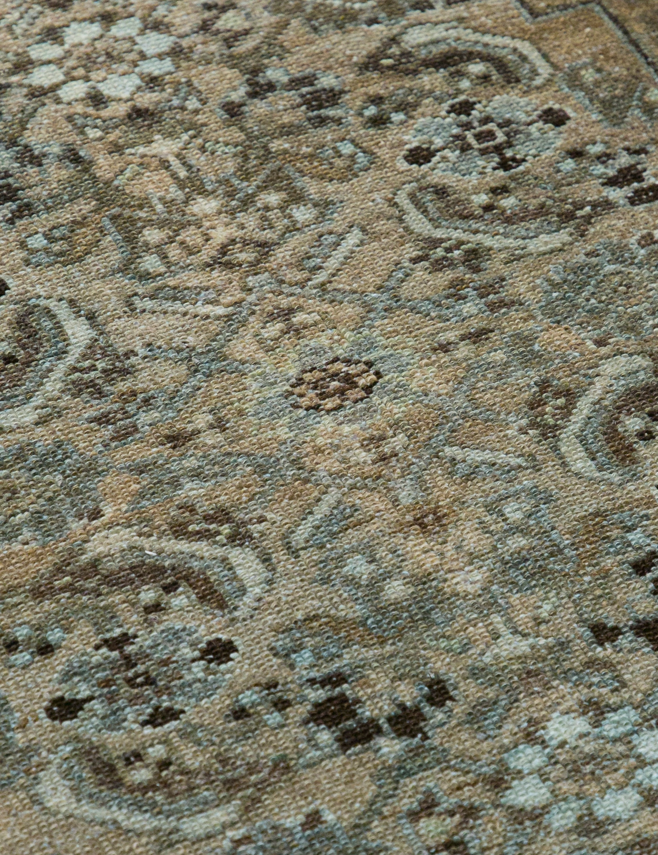 Vintage Turkish Hand-Knotted Wool Rug No. 447, 3'11" x 6'3"
