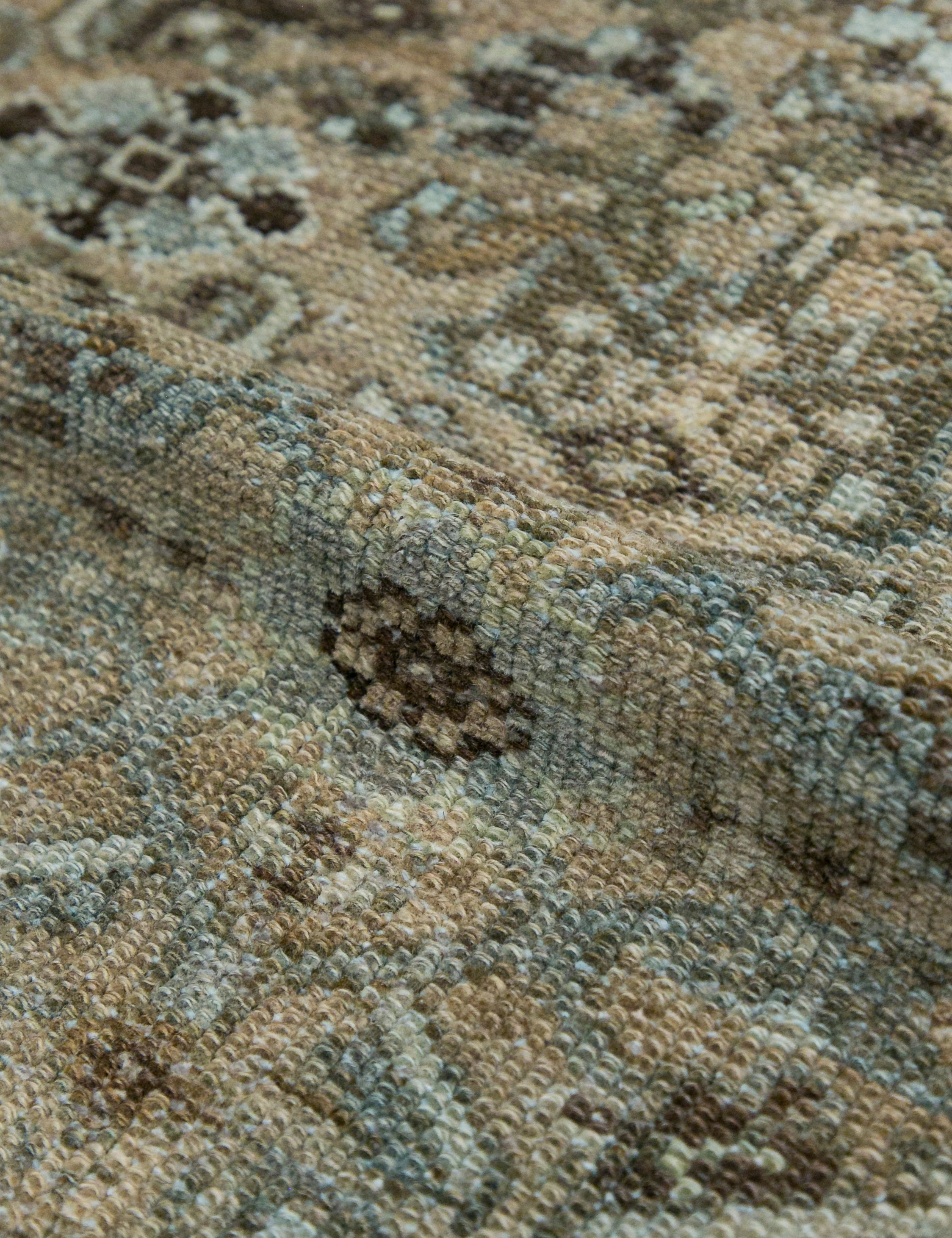Vintage Turkish Hand-Knotted Wool Rug No. 447, 3'11" x 6'3"