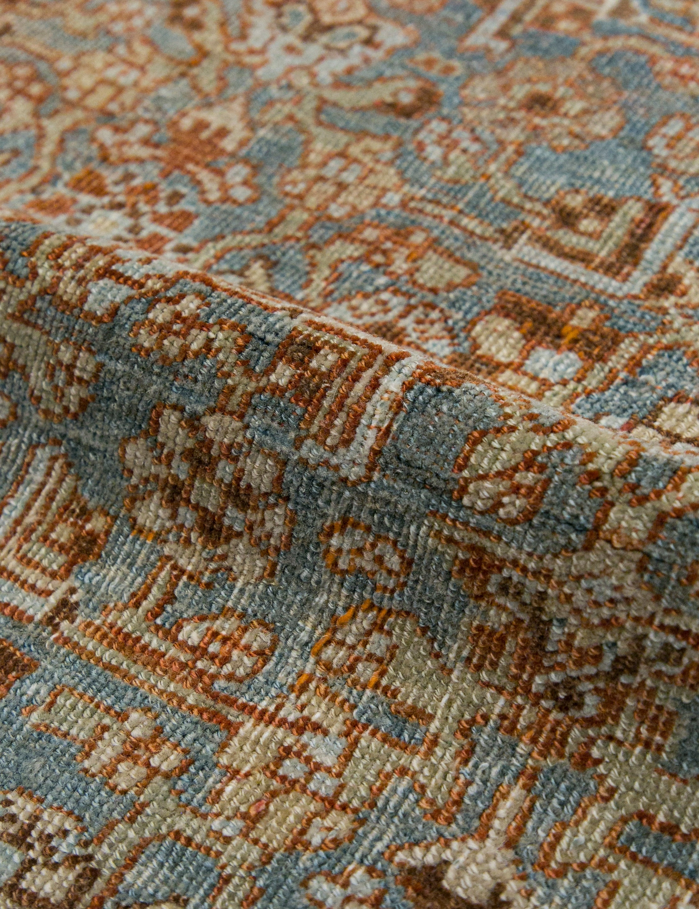 Vintage Turkish Hand-Knotted Wool Rug No. 448, 3'8" x 6'4"