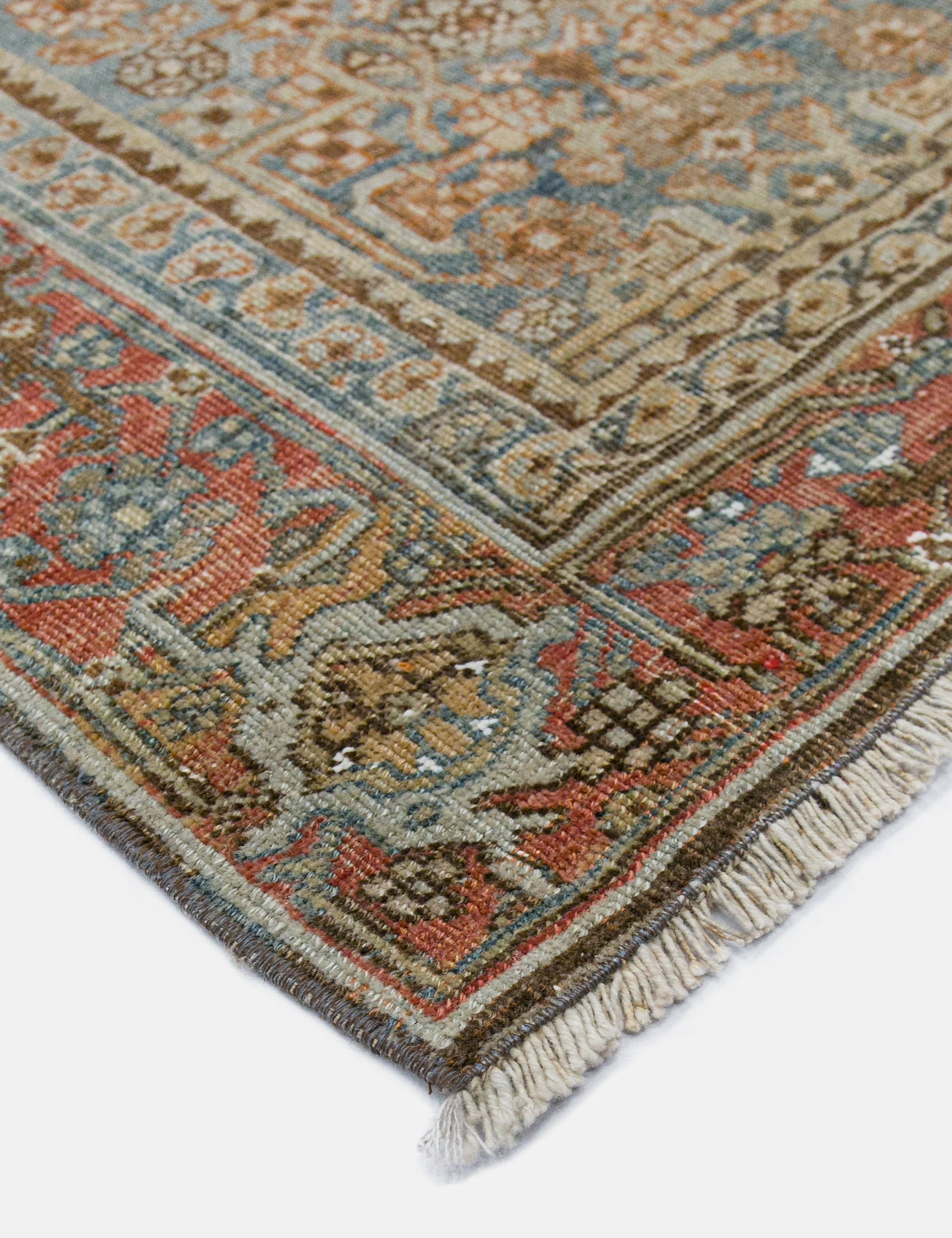 Vintage Turkish Hand-Knotted Wool Rug No. 448, 3'8" x 6'4"
