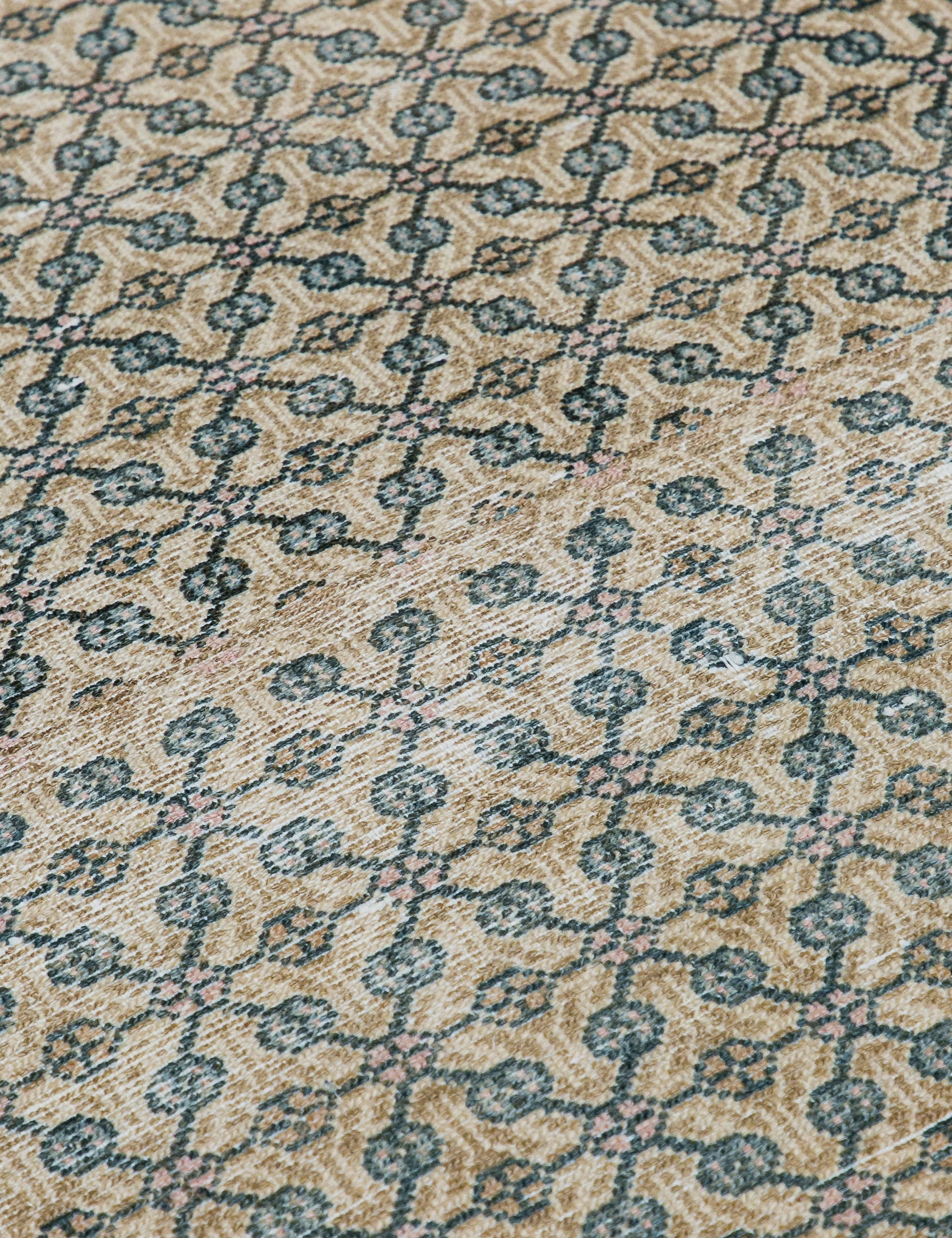 Vintage Turkish Hand-Knotted Wool Rug No. 449, 3'10" x 6'7"
