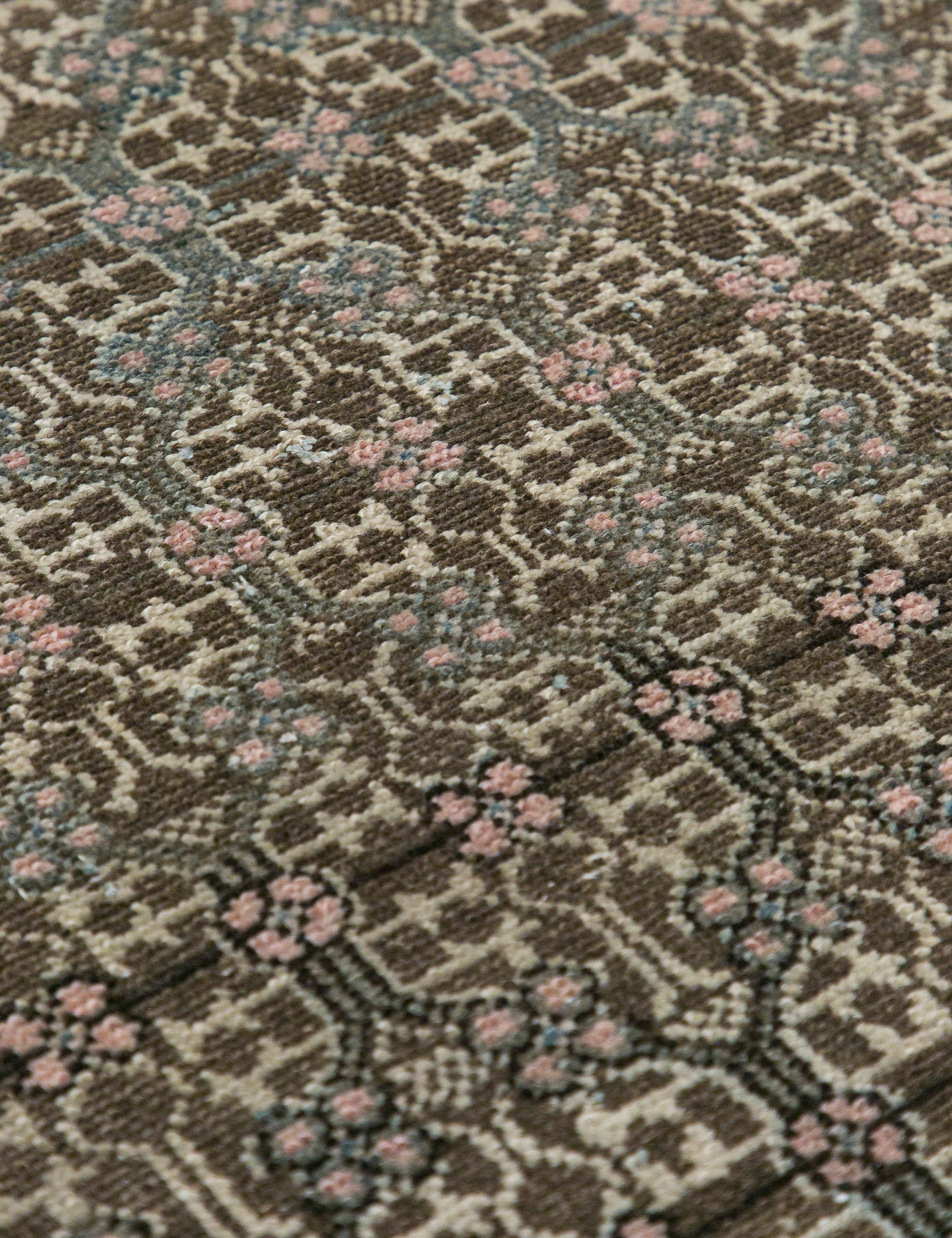 Vintage Turkish Hand-Knotted Wool Rug No. 450, 4'1" x 6'5"