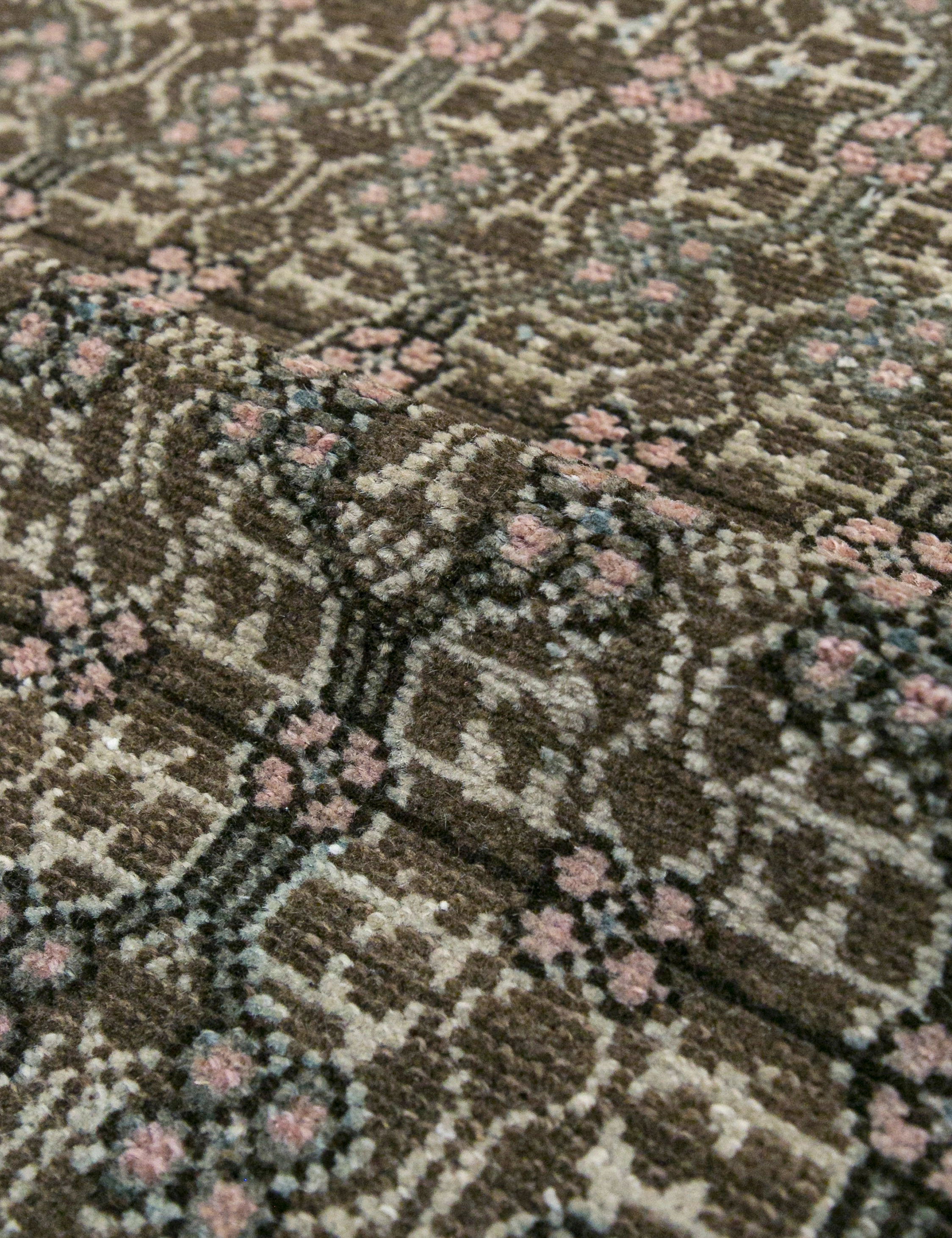 Vintage Turkish Hand-Knotted Wool Rug No. 450, 4'1" x 6'5"