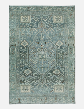 Vintage Turkish Hand-Knotted Wool Rug No. 451, 4'3" x 6'8" trendy fashion rug