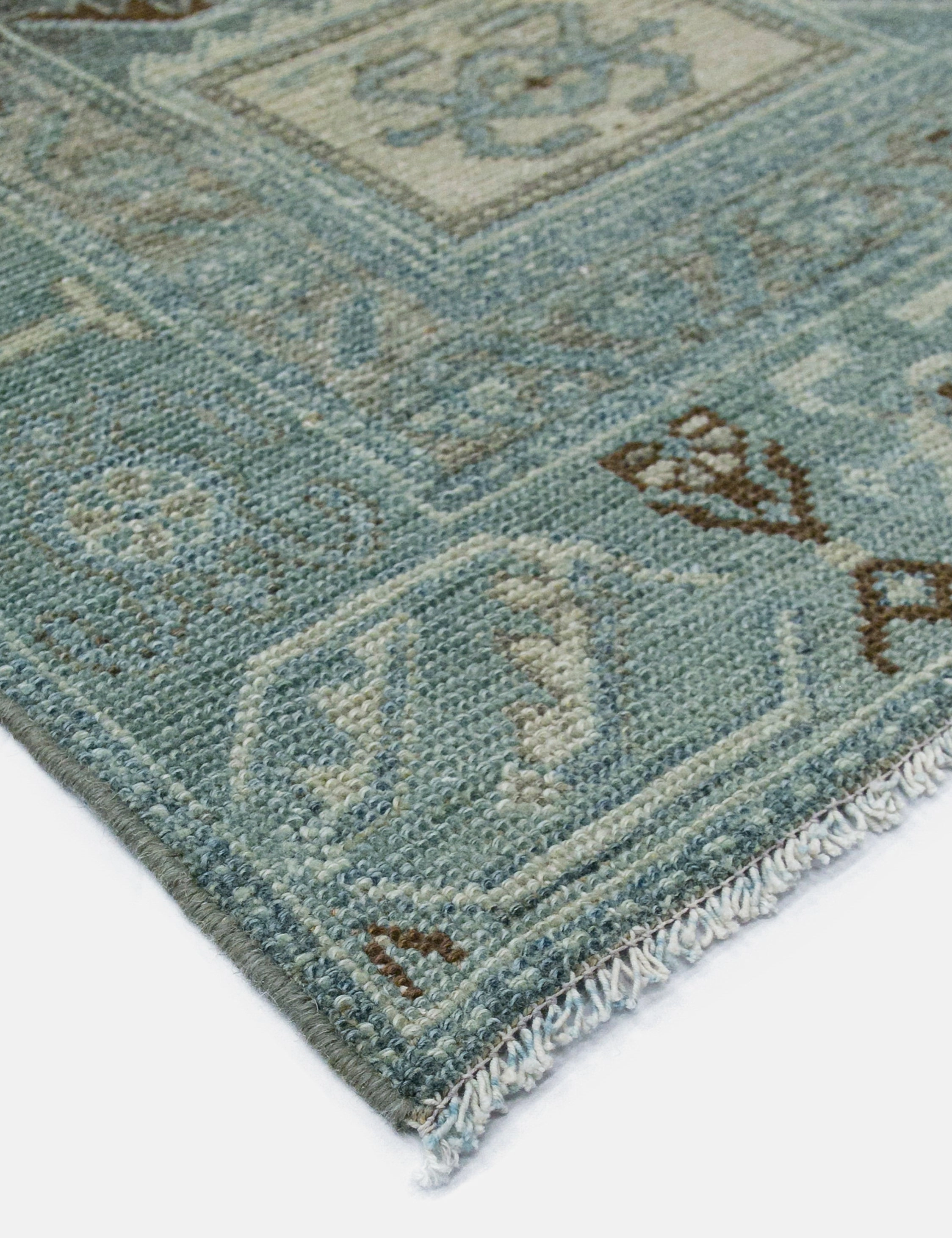 Vintage Turkish Hand-Knotted Wool Rug No. 451, 4'3" x 6'8"