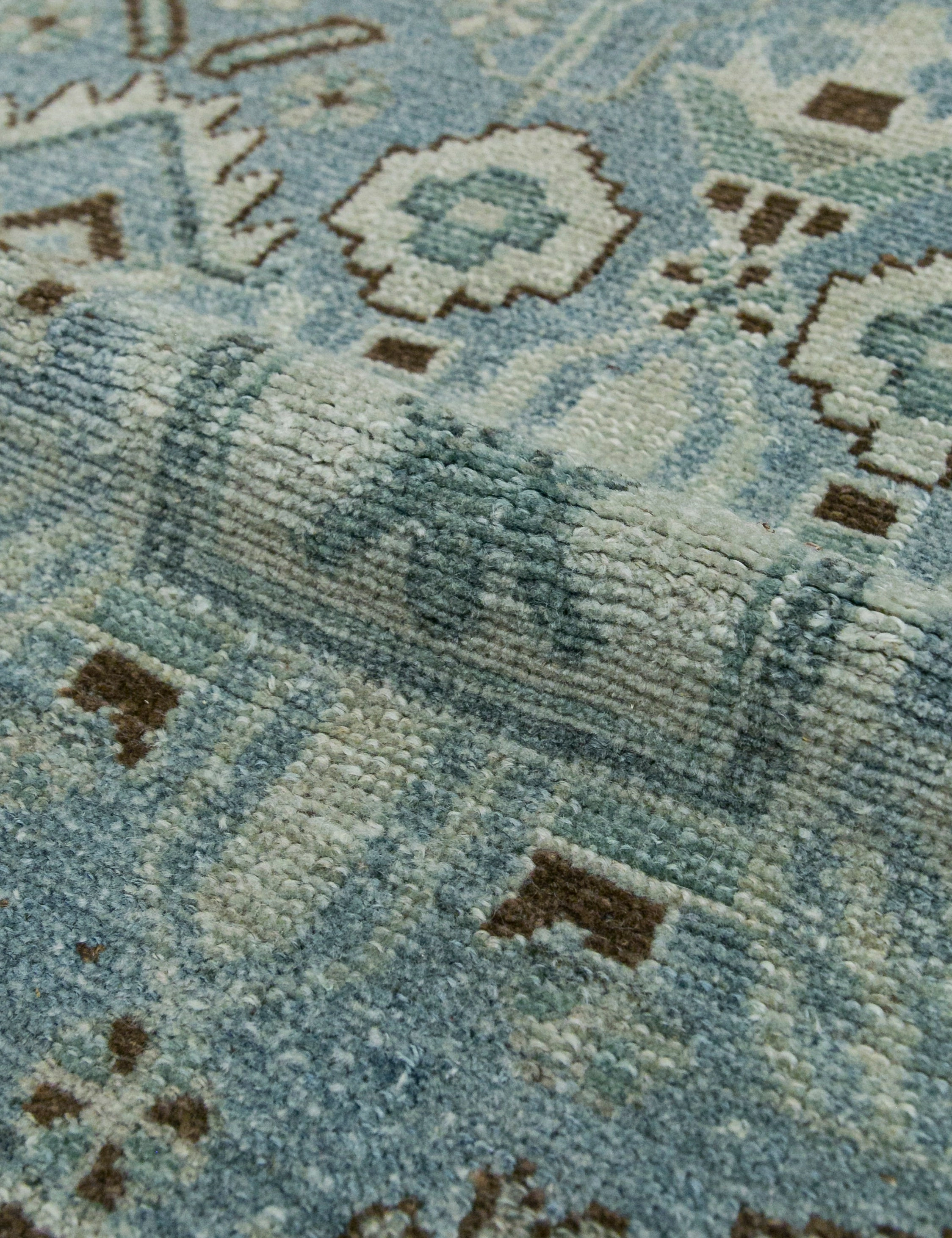 Vintage Turkish Hand-Knotted Wool Rug No. 451, 4'3" x 6'8"