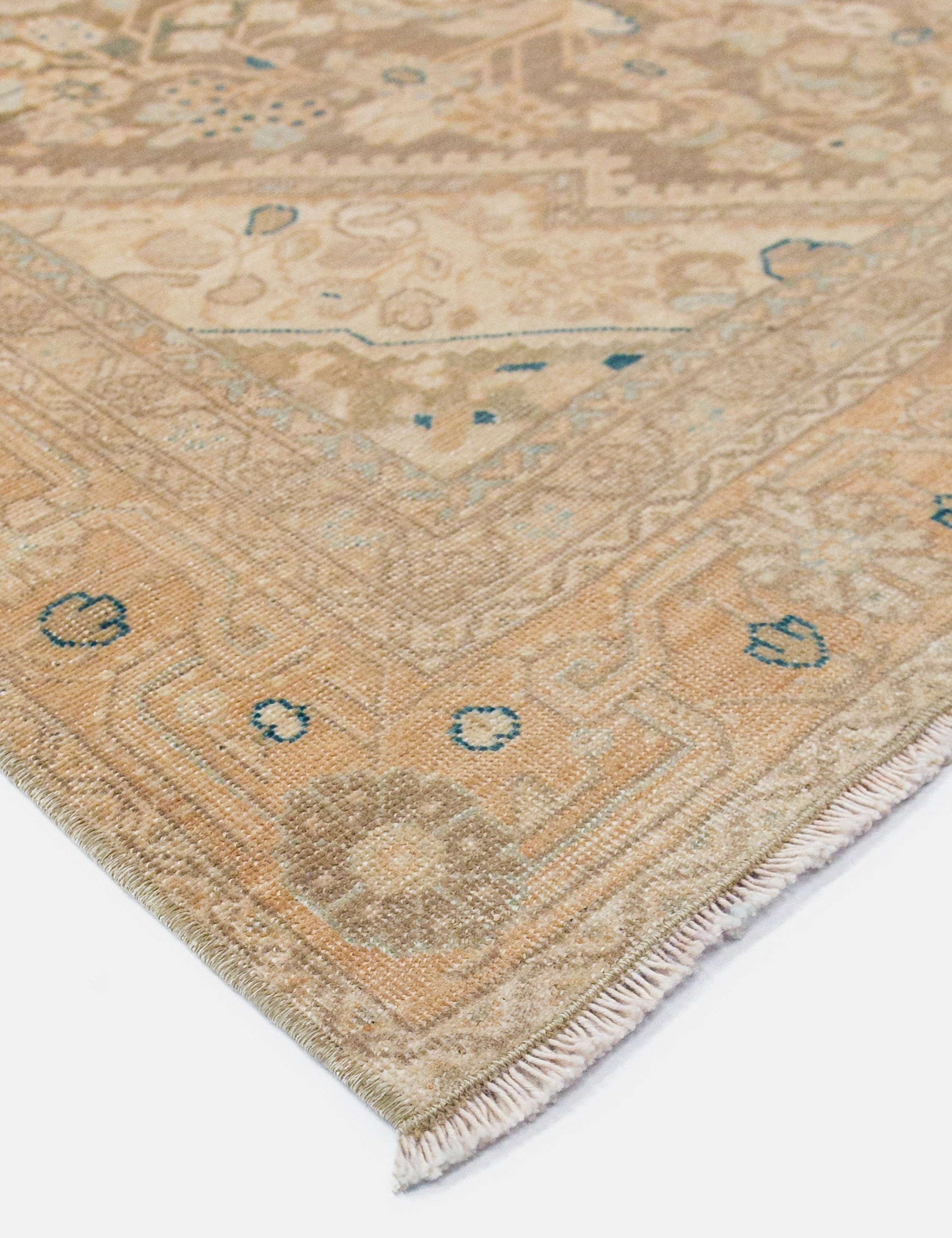 Vintage Turkish Hand-Knotted Wool Rug No. 452, 4' x 6'7"