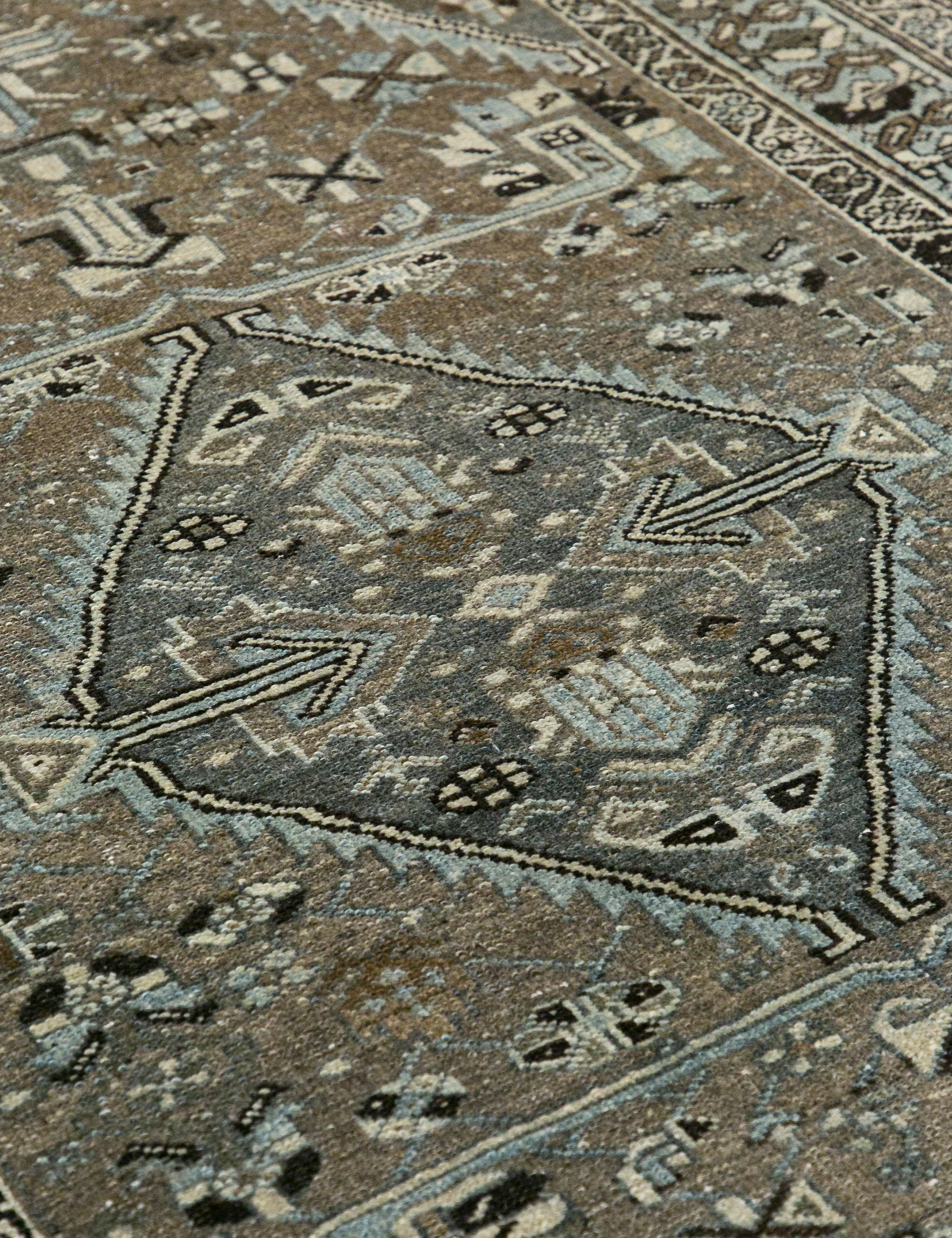 Vintage Turkish Hand-Knotted Wool Rug No. 453, 4'2" x 6'6"