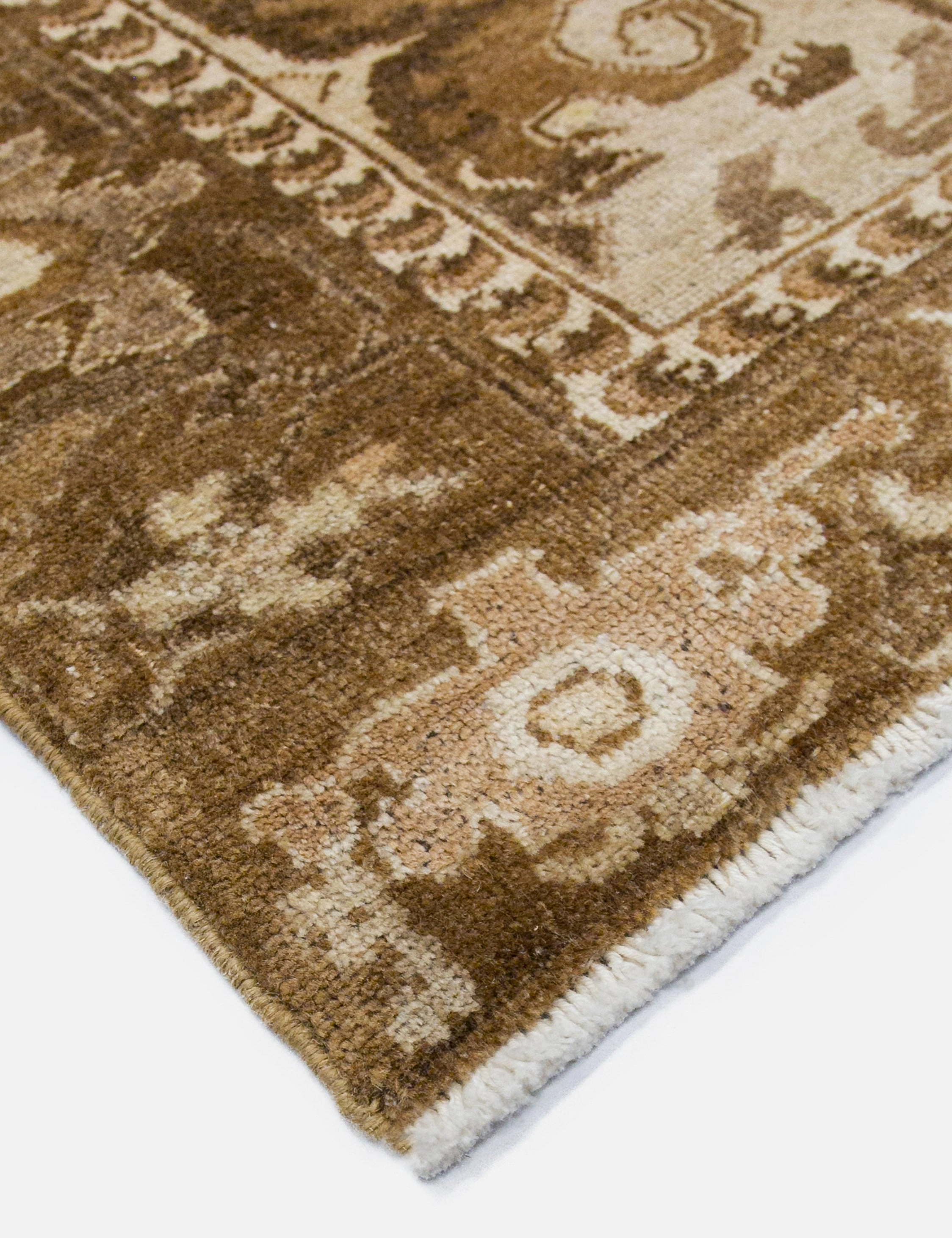Vintage Turkish Hand-Knotted Wool Rug No. 455, 5'3" x 7'9"