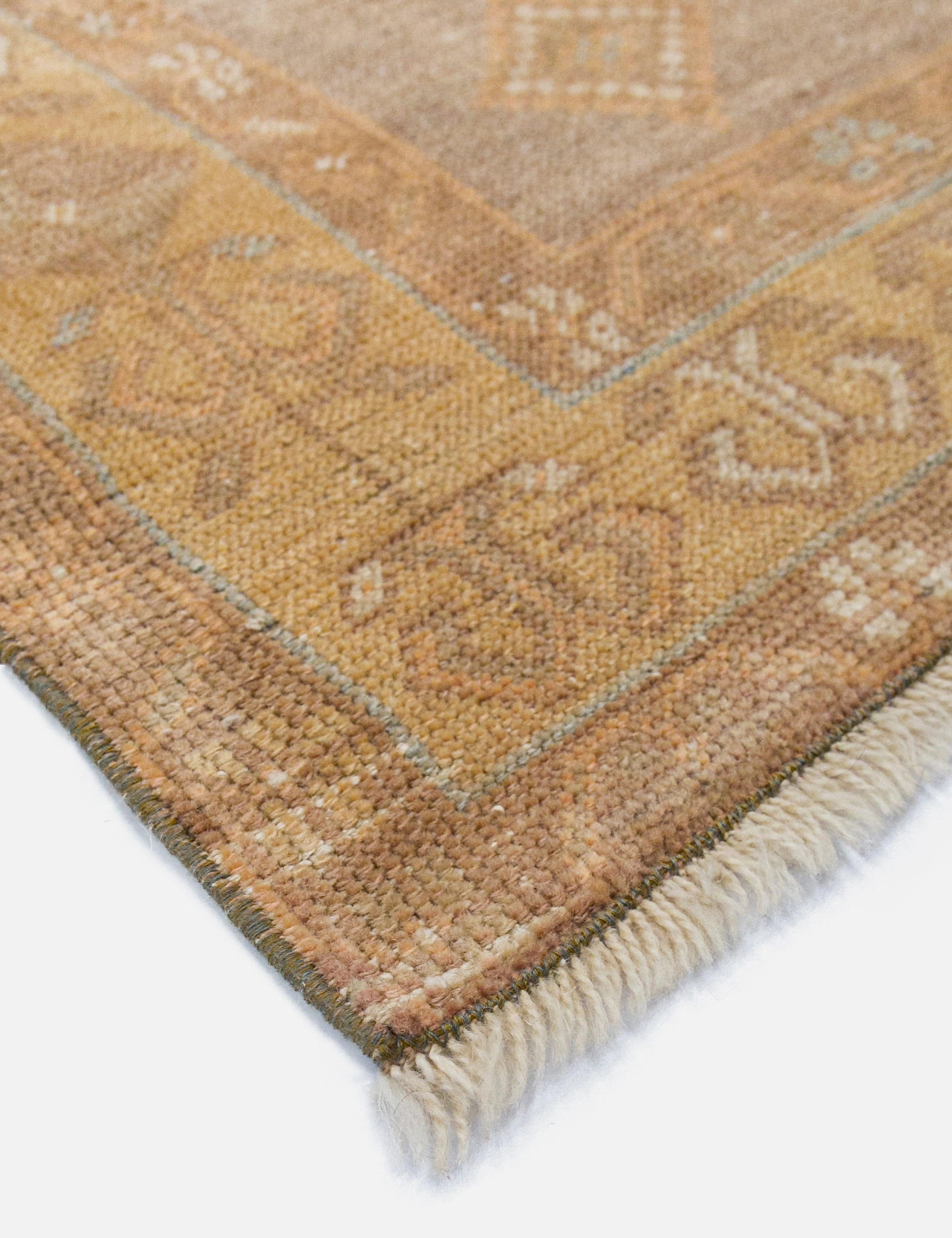 Vintage Turkish Hand-Knotted Wool Rug No. 457, 3'5" x 6'1"