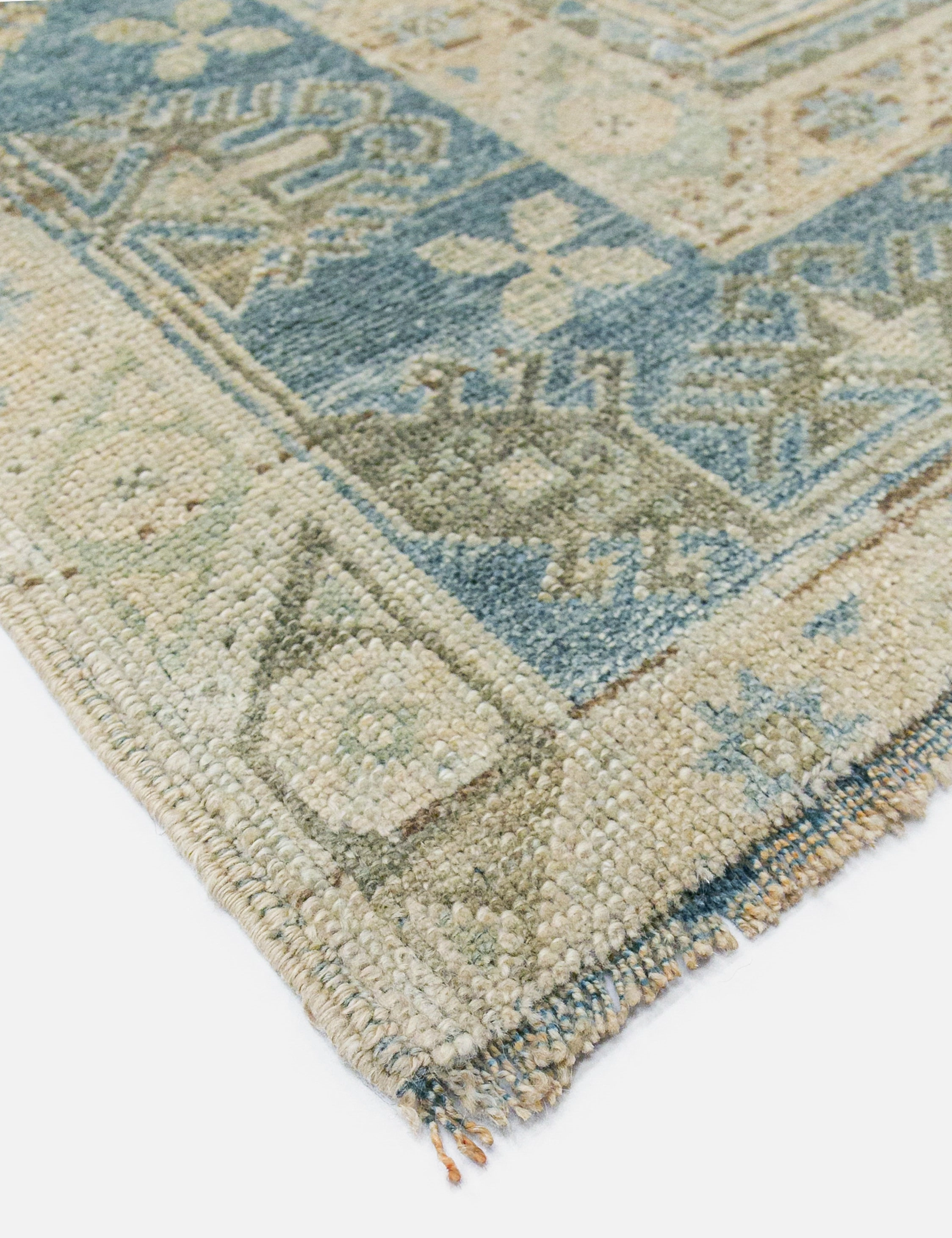 Vintage Turkish Hand-Knotted Wool Rug No. 459, 4'4" x 6'7"