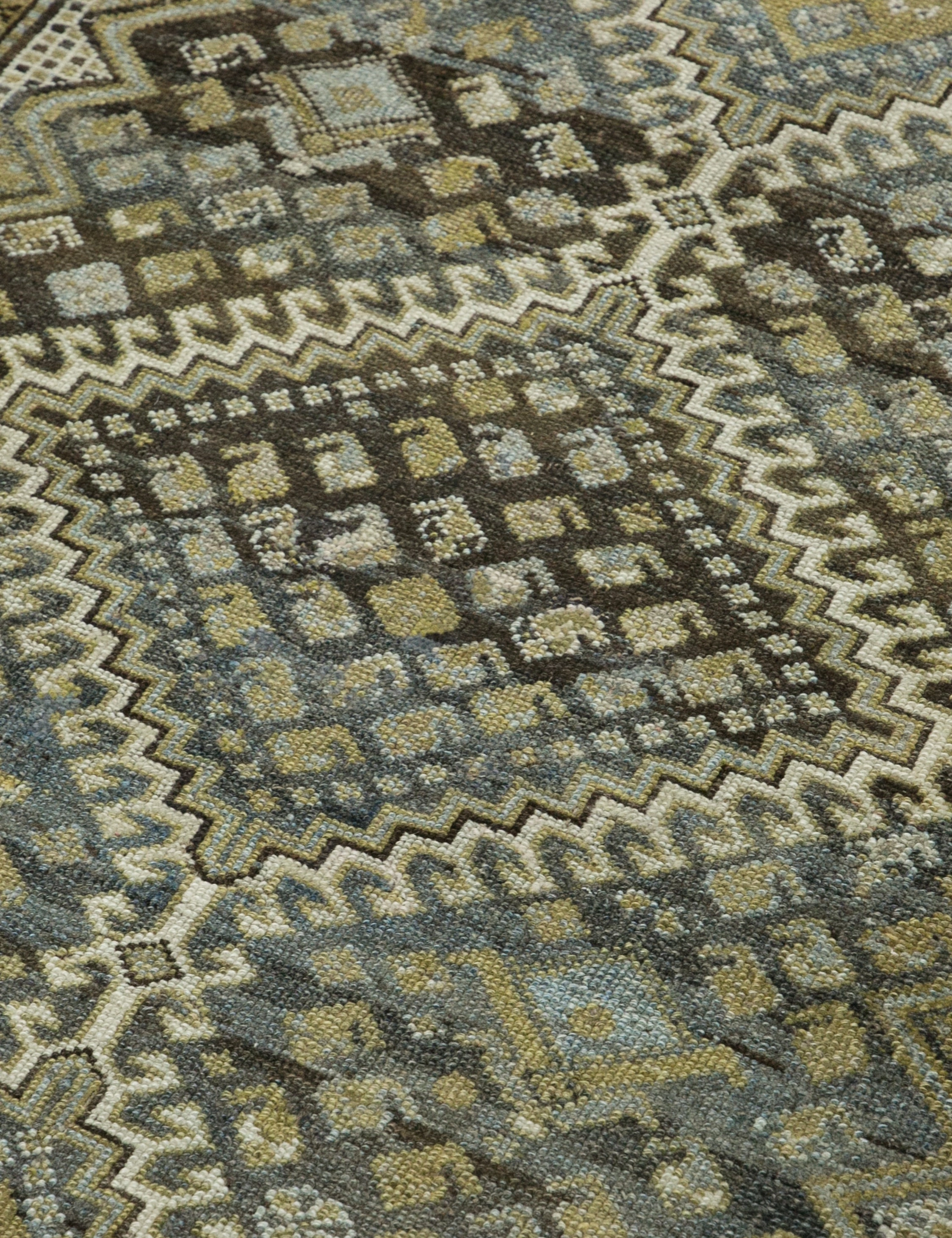Vintage Turkish Hand-Knotted Wool Runner Rug No. 206, 2'12" x 8'8"