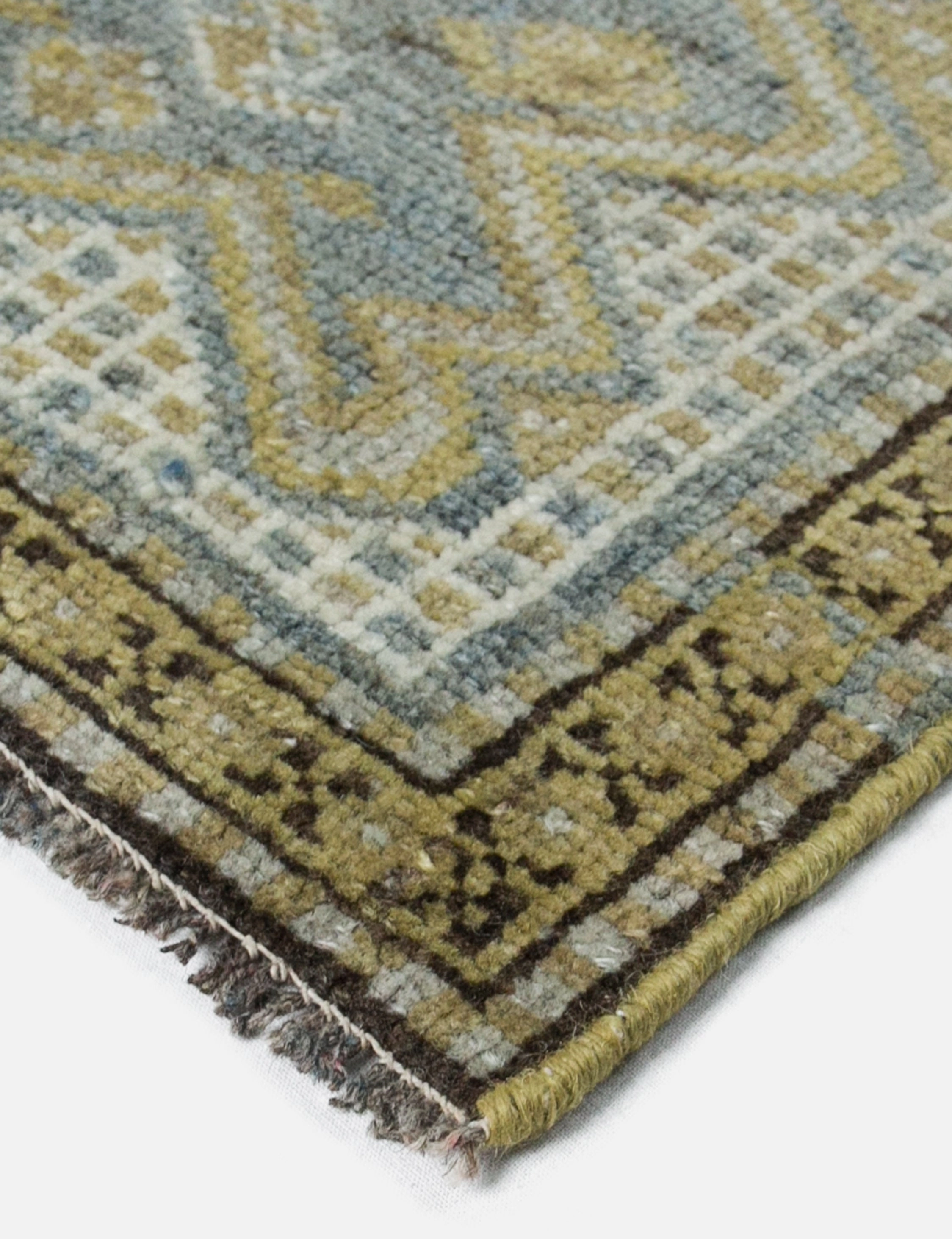 Vintage Turkish Hand-Knotted Wool Runner Rug No. 206, 2'12" x 8'8"