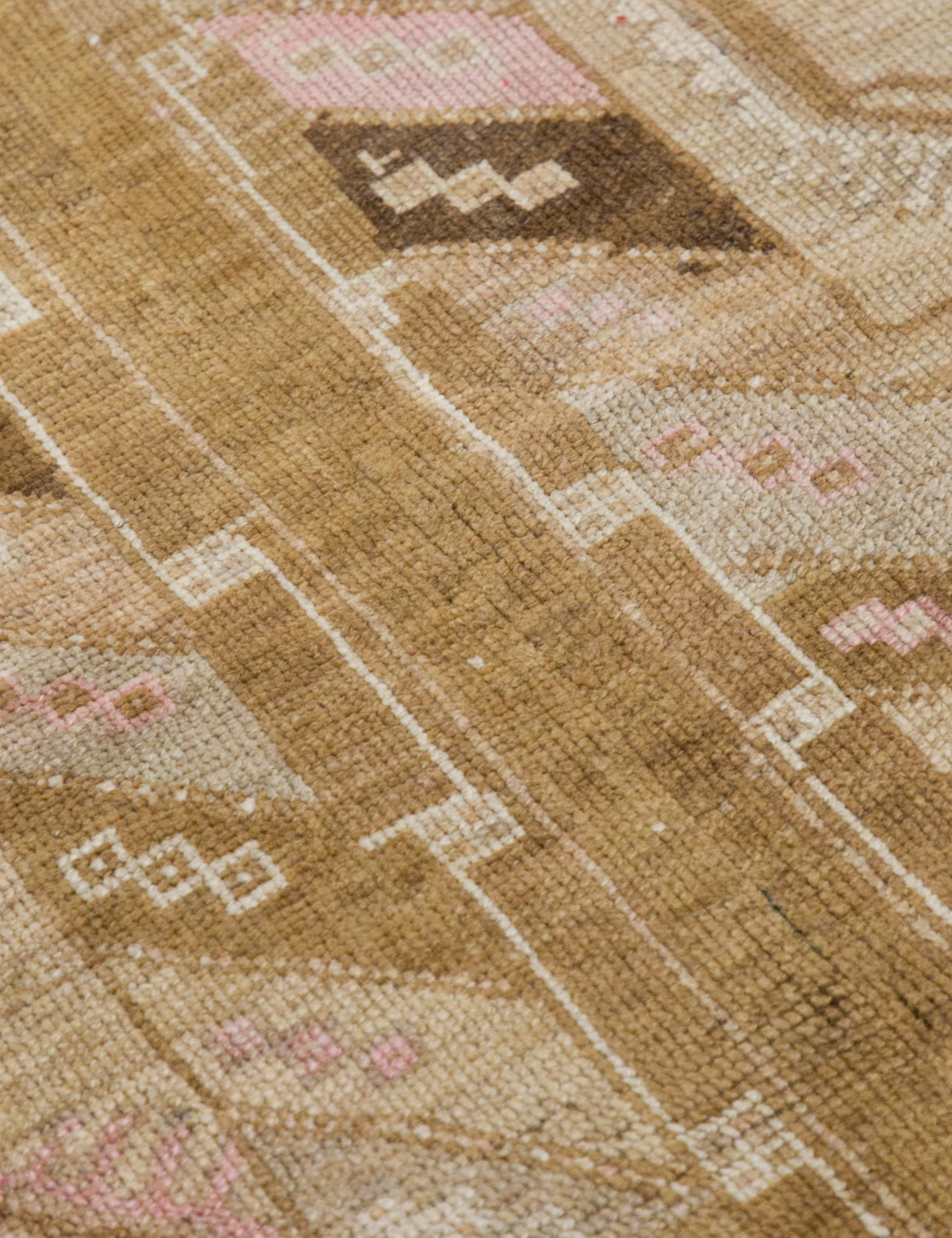Vintage Turkish Hand-Knotted Wool Runner Rug No. 209, 2'6" x 9'8"
