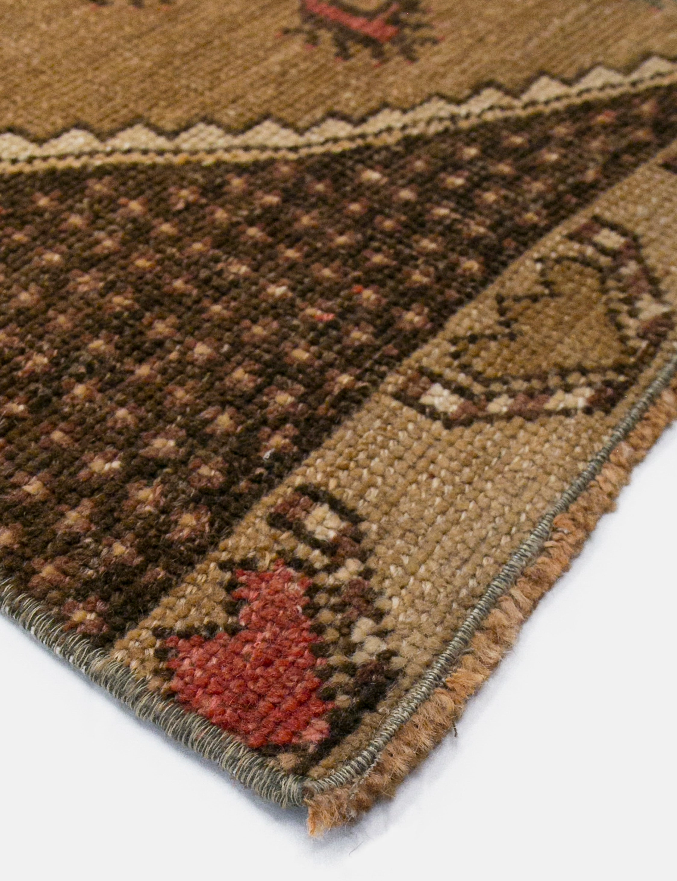 Vintage Turkish Hand-Knotted Wool Runner Rug No. 239, 2'10" x 12'2"